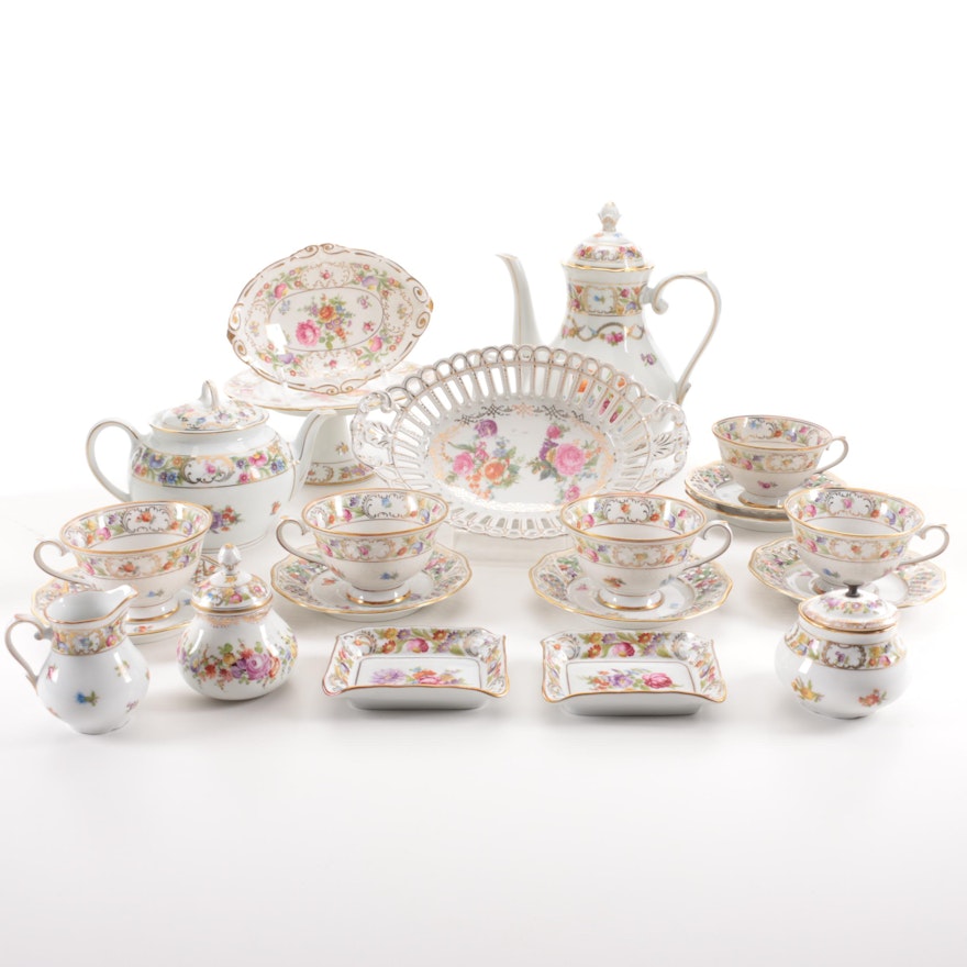 Schumann Bavaria "Dresden Flowers" Porcelain Tea Set and More