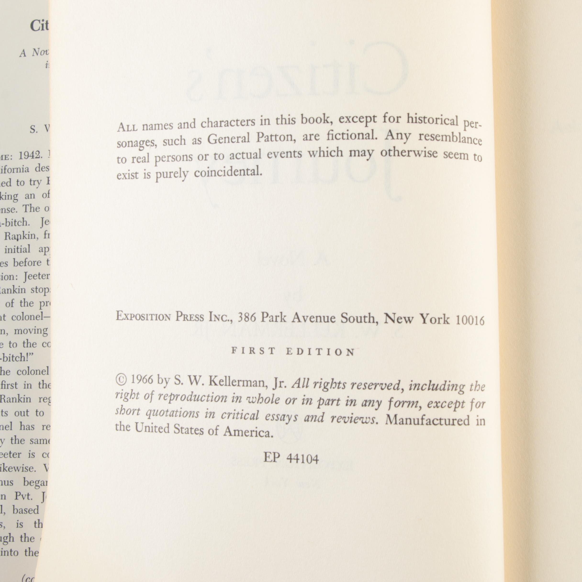 Signed First Edition "Save Every Lamb" by Jesse Stuart and More Fiction Books