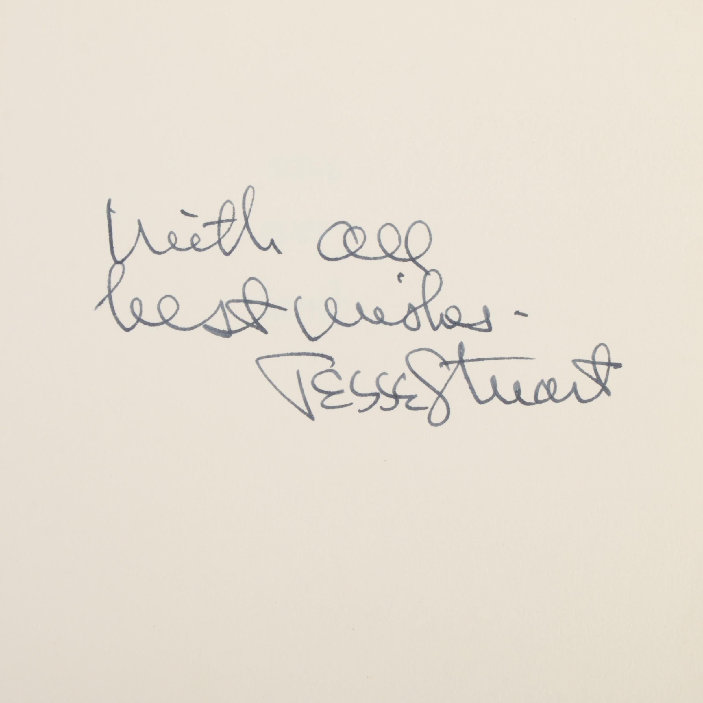 Signed First Edition "Save Every Lamb" by Jesse Stuart and More Fiction Books