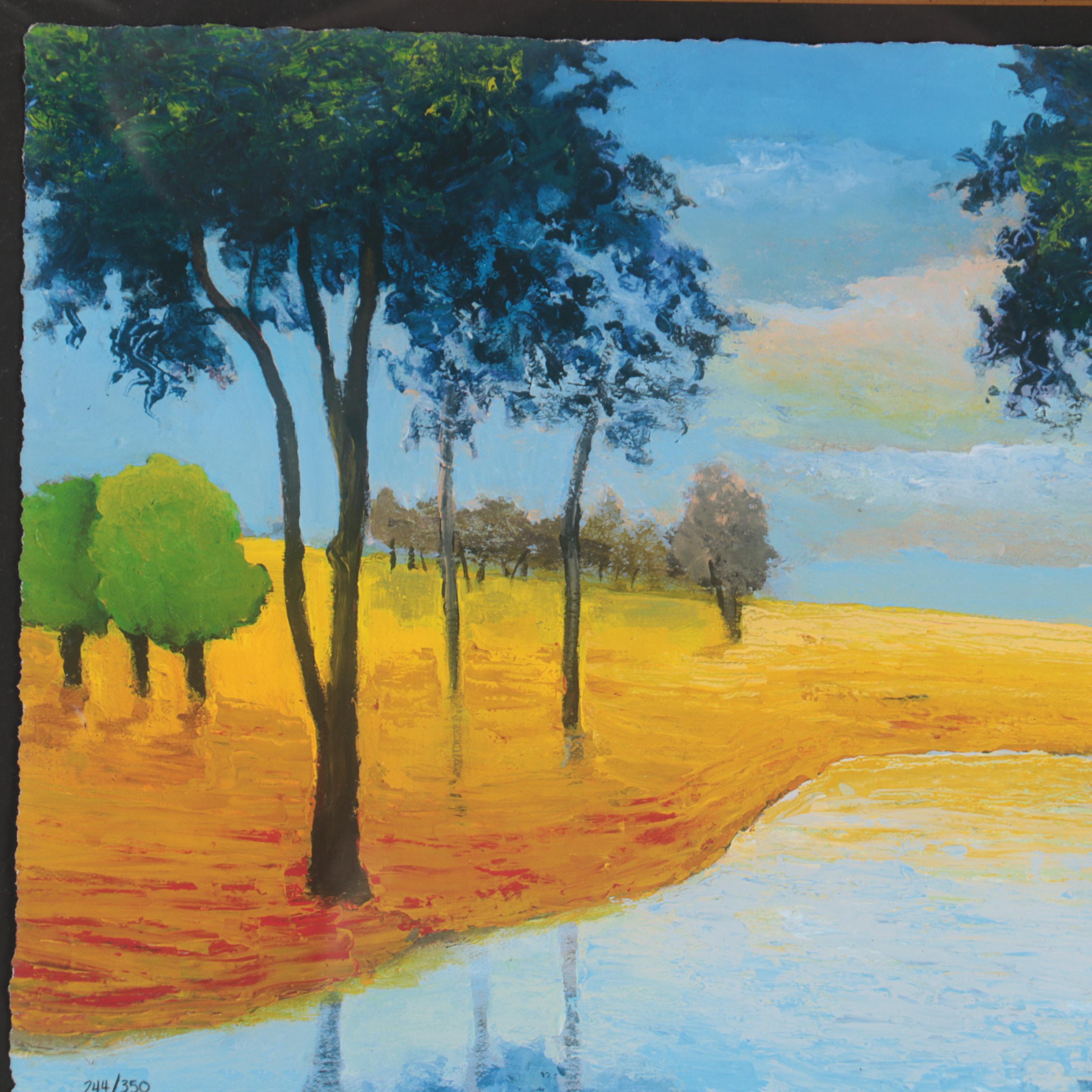 David Najar Giclée "Day to Enjoy," 21st Century