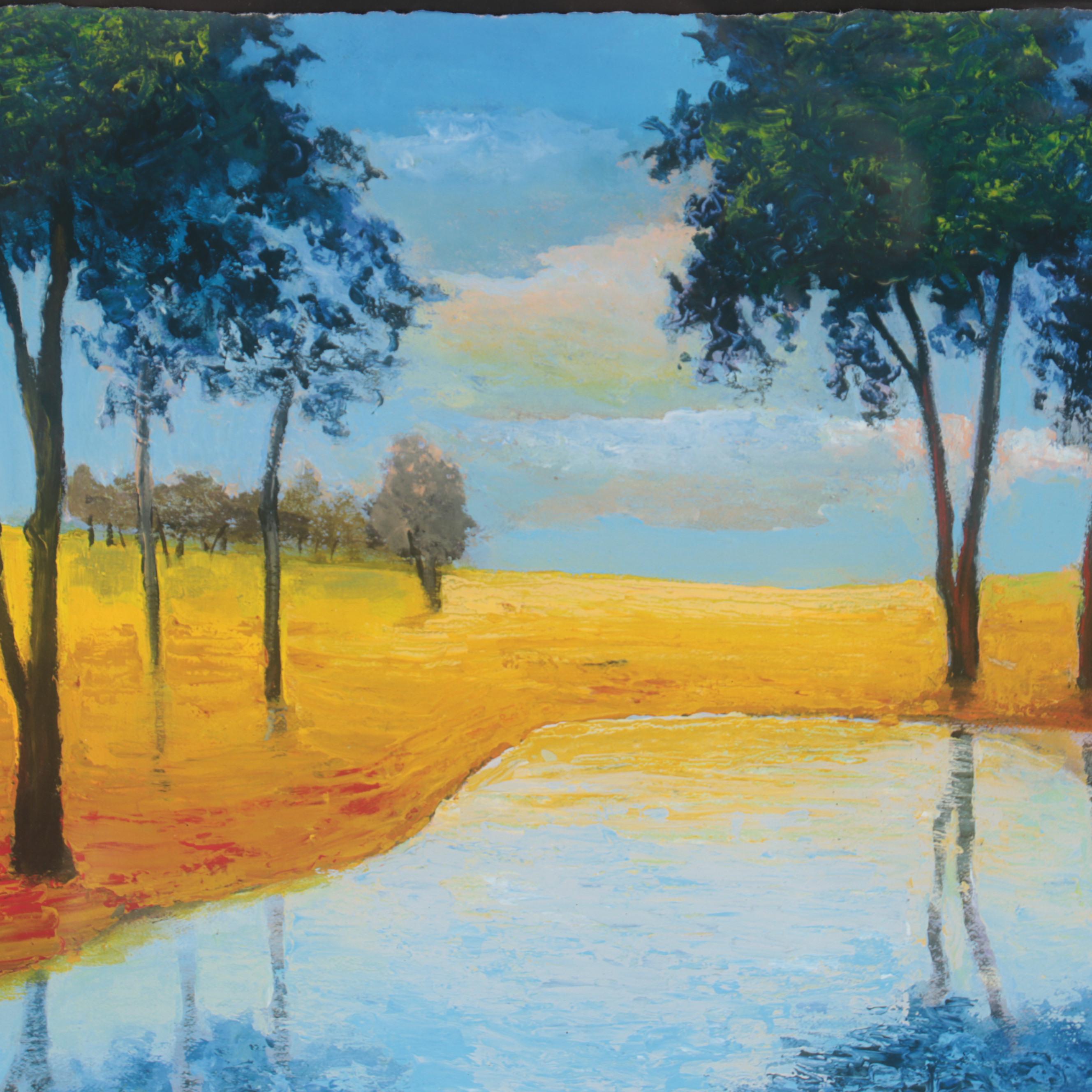 David Najar Giclée "Day to Enjoy," 21st Century