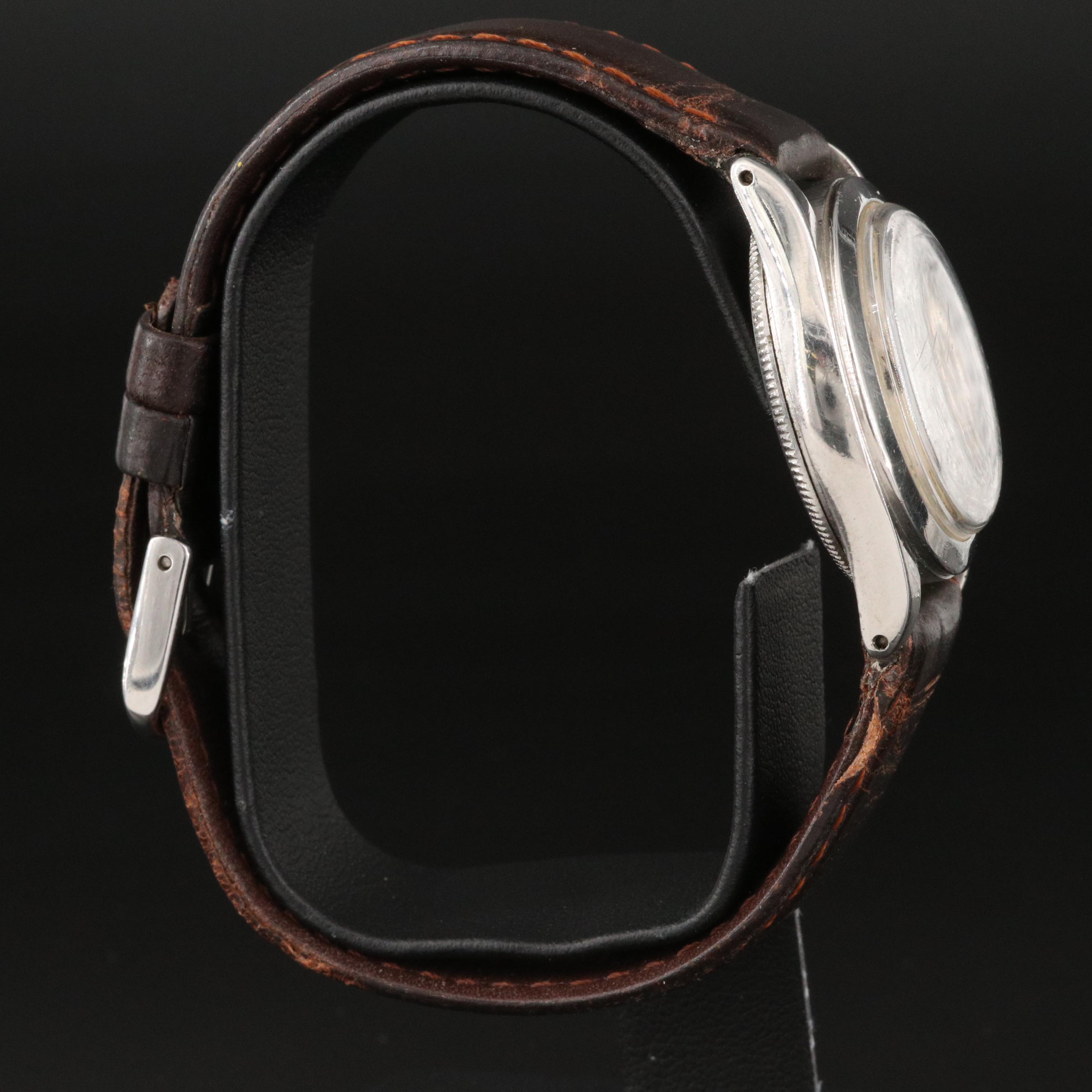 1946 Rolex Oyster Speedking Stainless Steel Stem Wind Watch