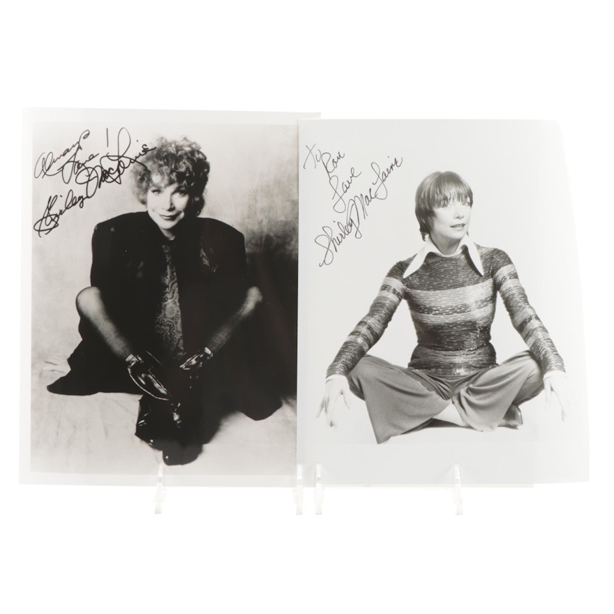 Shirley MacLaine Signed Movie Photo Print and Celebrity Publicity Print