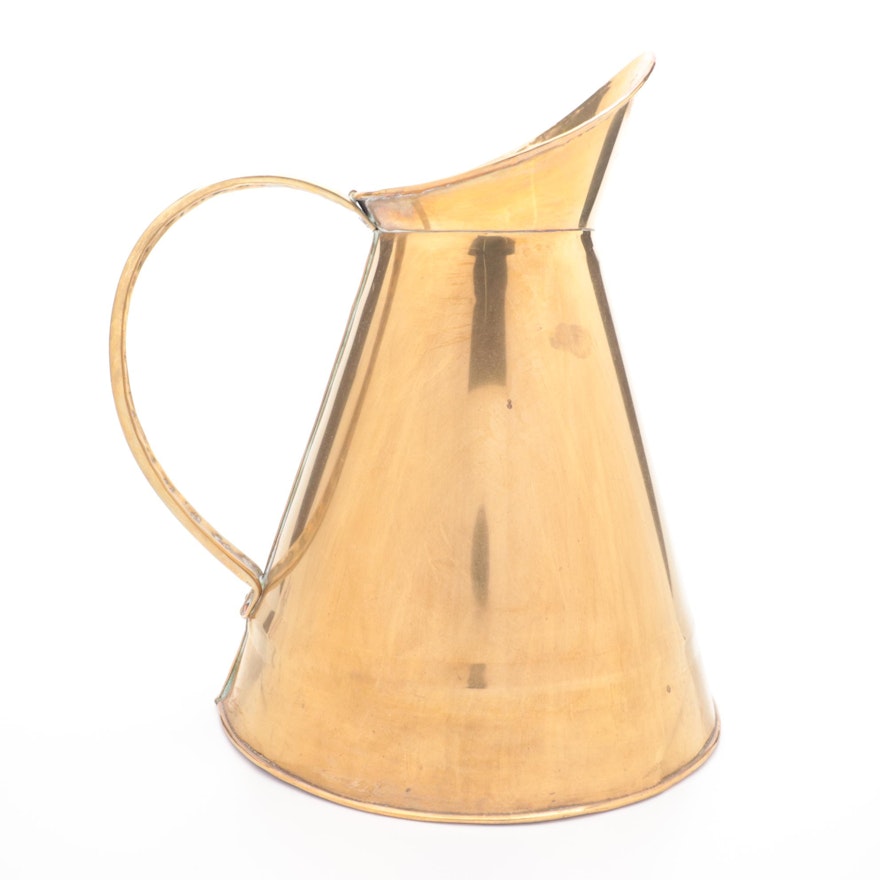 Copper Water Pitcher, 20th Century