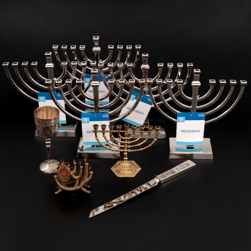 Festival of Lights and Other Menorahs with Other Judaica