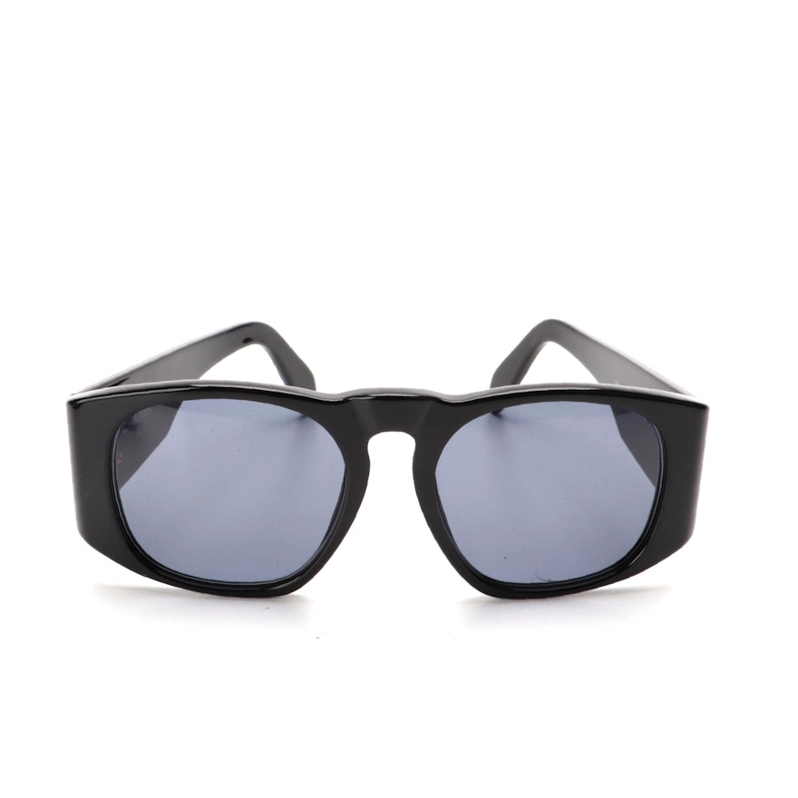 Chanel Matelassé Style Sunglasses in Black with Case