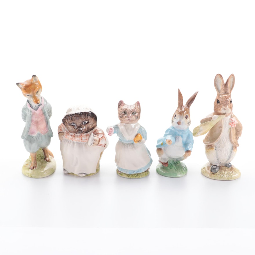 Royal Albert "Peter Rabbit" and Other Porcelain Animal Figurines