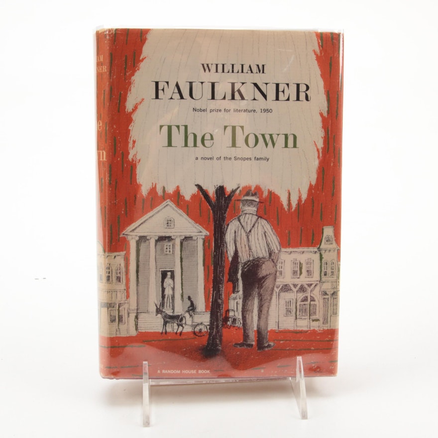 First Edition, First Printing "The Town" by William Faulkner, 1957