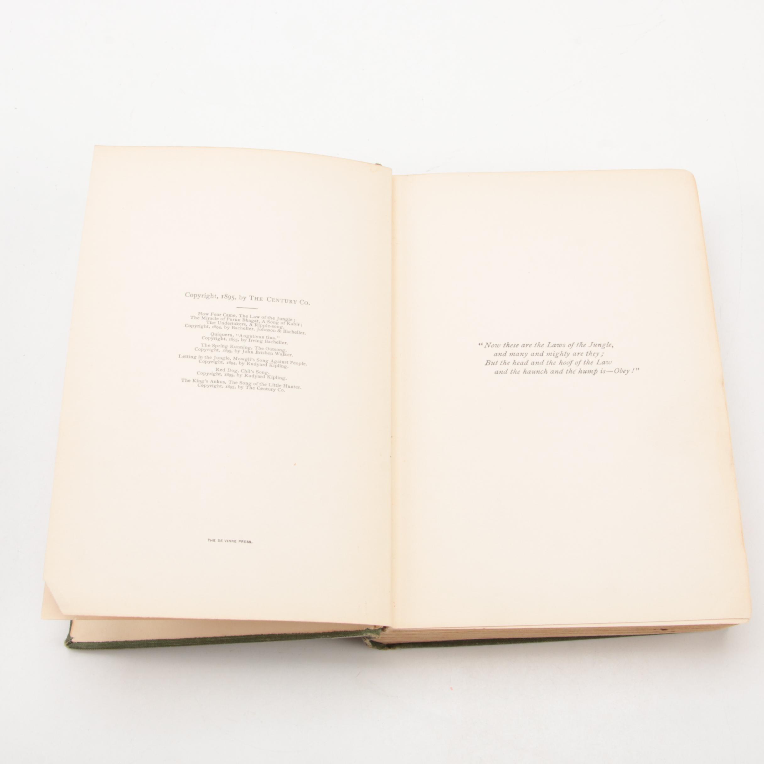 "The Second Jungle Book" by Rudyard Kipling and More Fiction Books