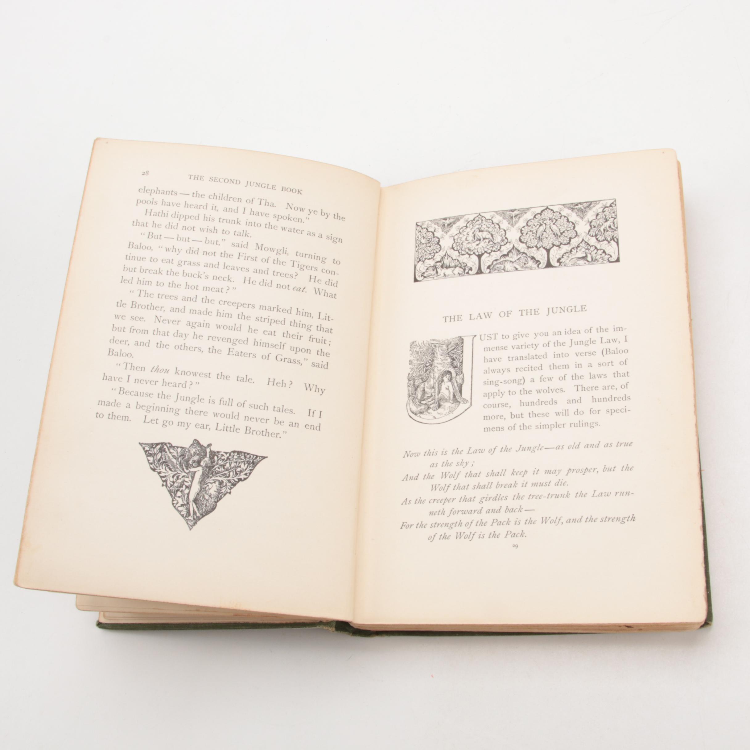 "The Second Jungle Book" by Rudyard Kipling and More Fiction Books