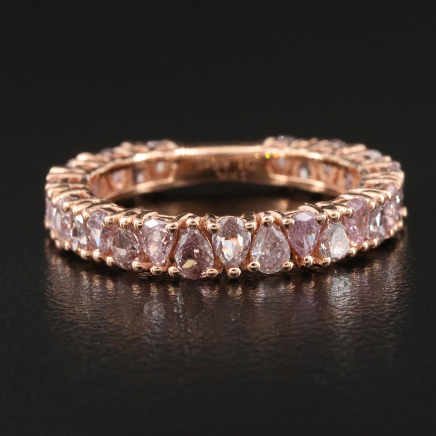 18K Rose Gold 1.86 CTW Diamond Band