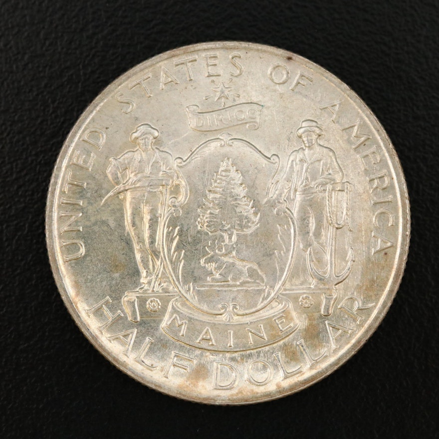 1920 Maine Centennial Commemorative Silver Half Dollar