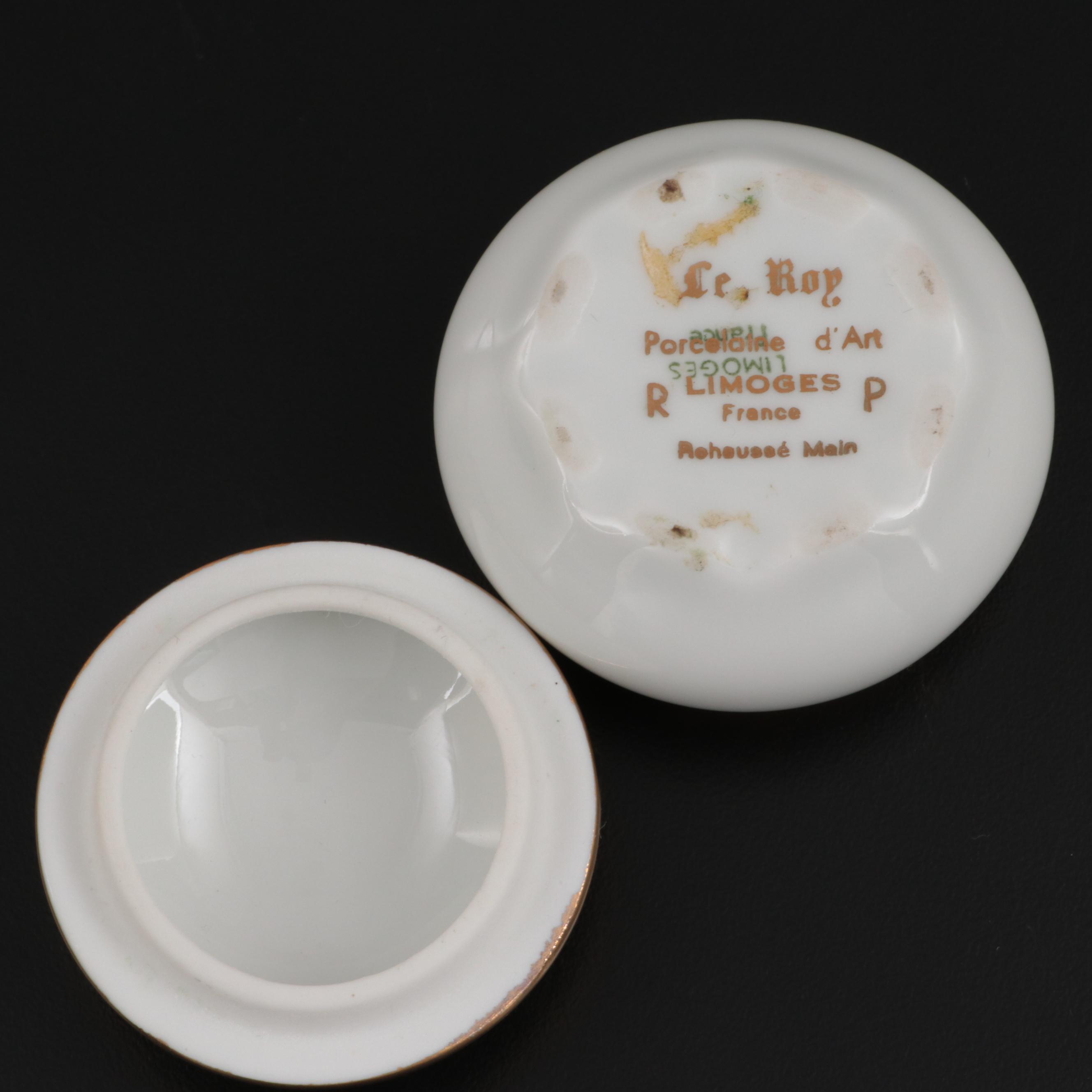 Le Roy Limoges Porcelain Box