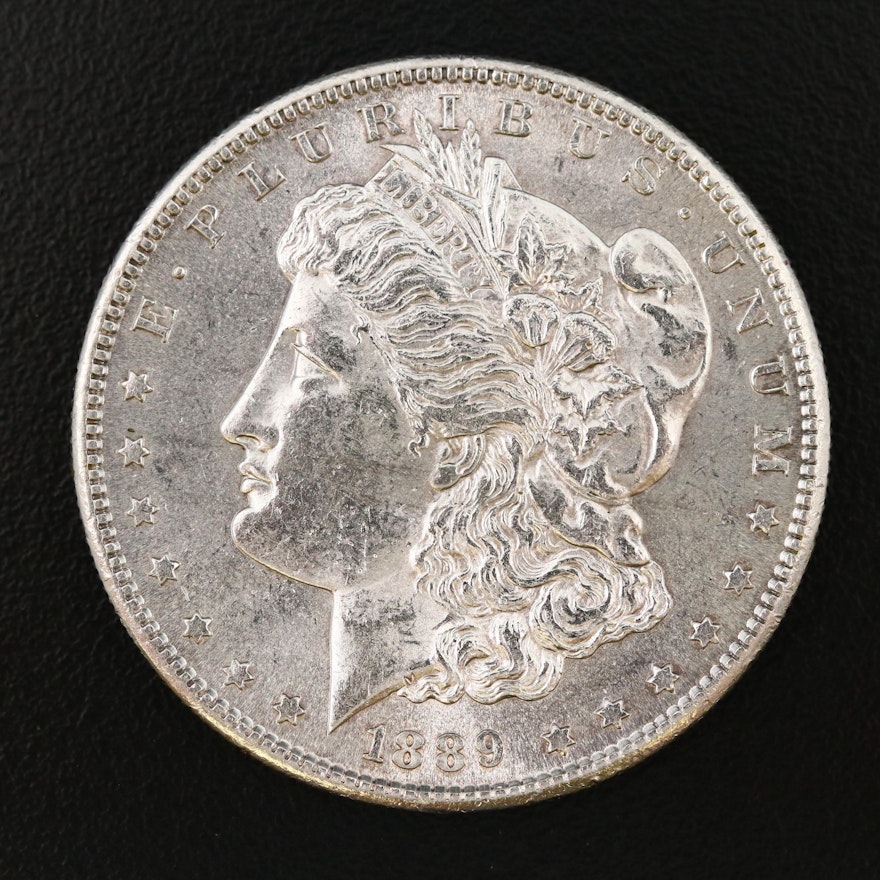 Better Date Low Mintage 1889-S Morgan Silver Dollar