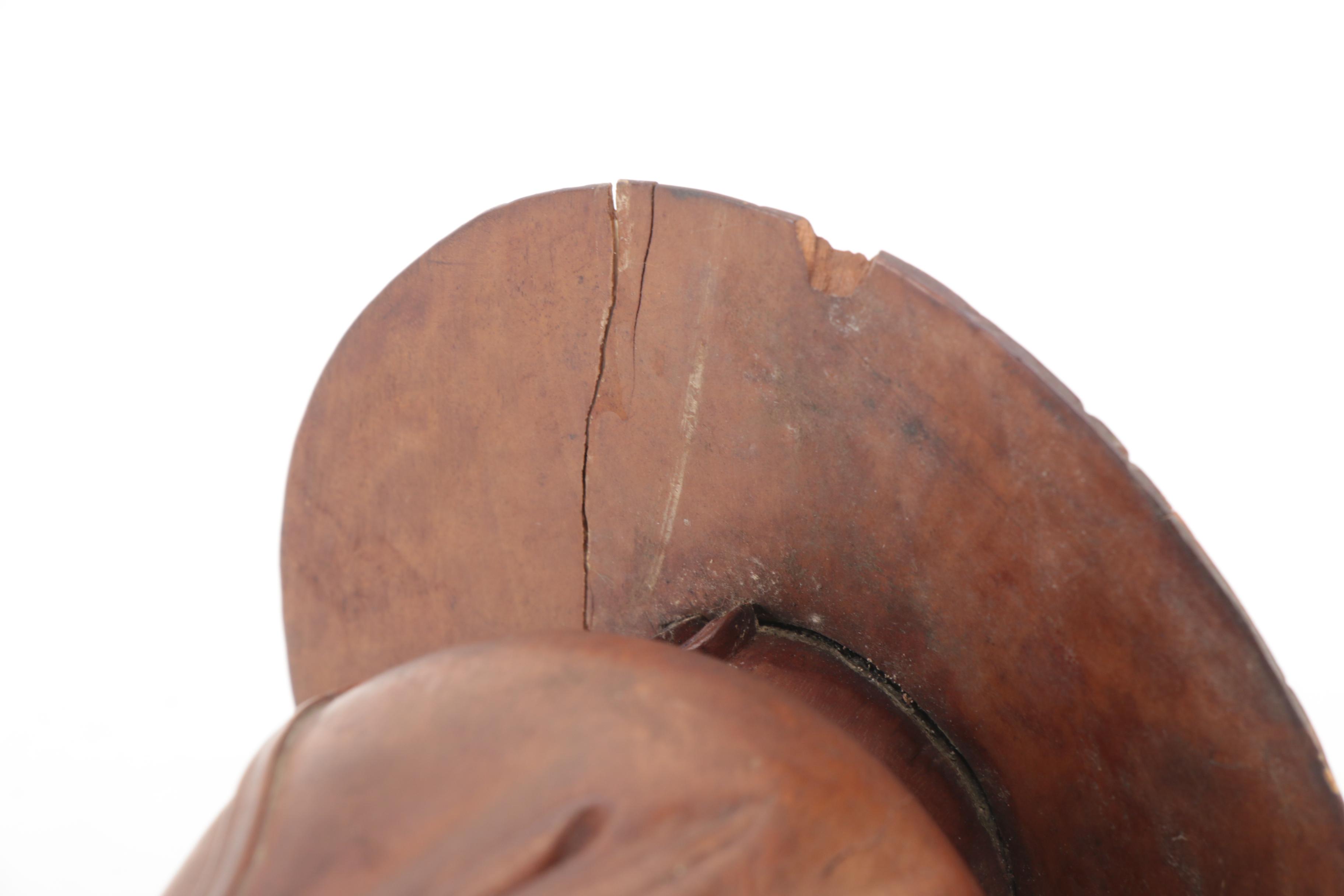 Chinese Carved Wood Figure, Mid to Late 20th Century