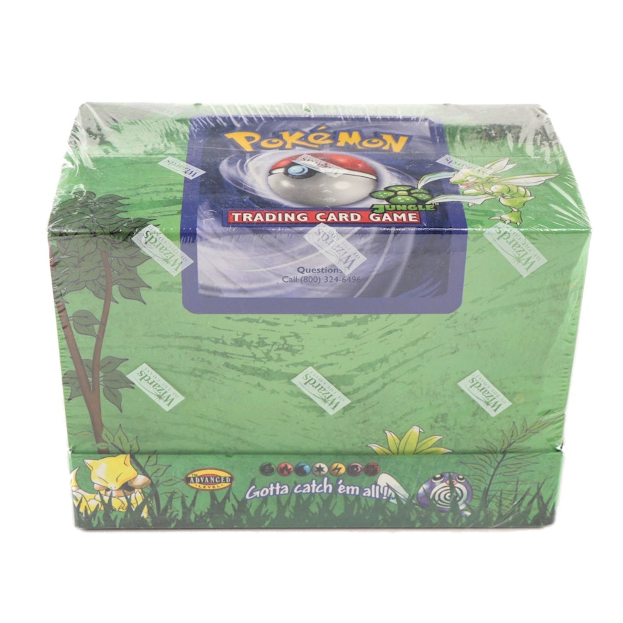 1999 Pokémon Cards Jungle Set Preconstructed Theme Decks in Factory Sealed Box