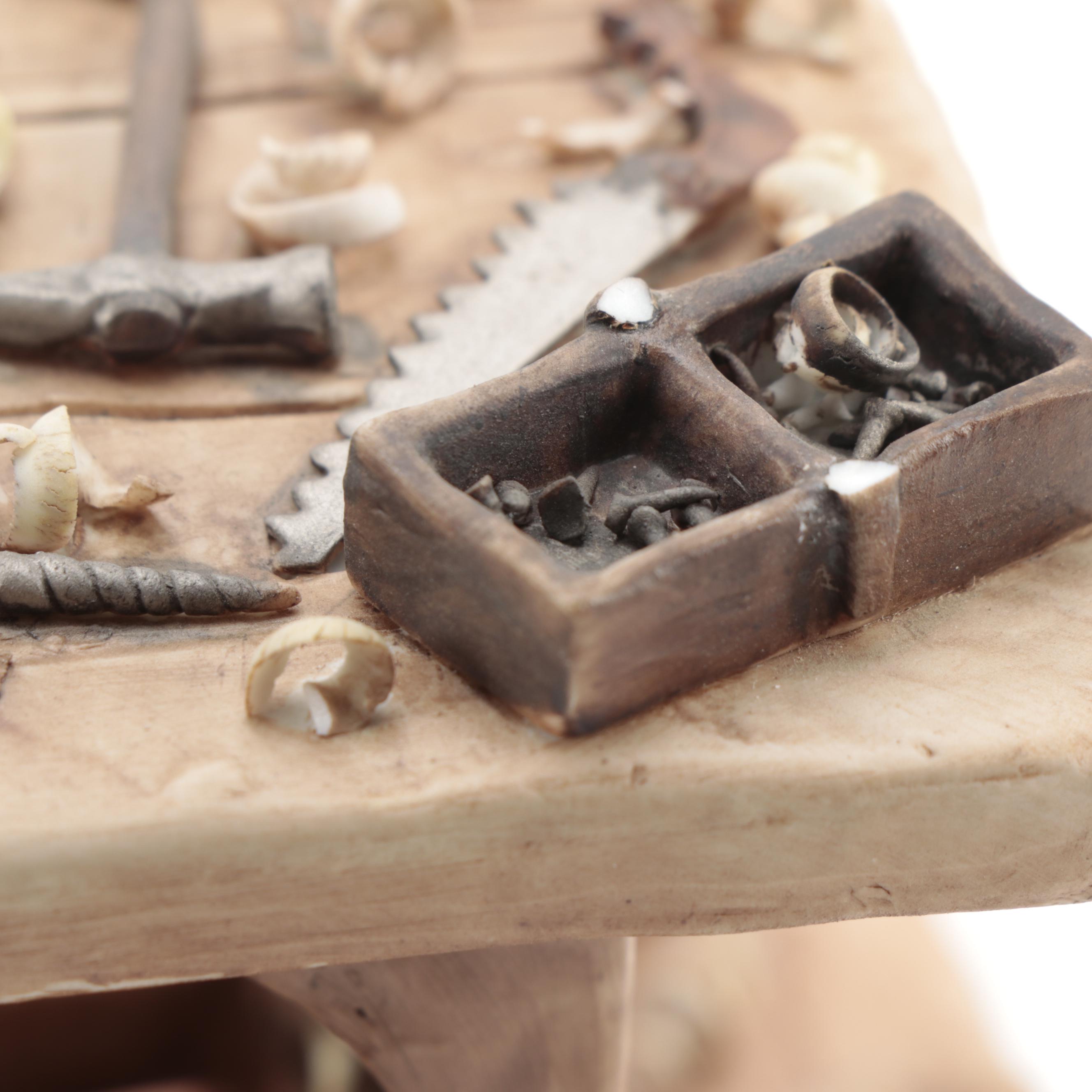 Mario Alparone for Capodimonte Pinocchio and Geppetto Porcelain Figurine