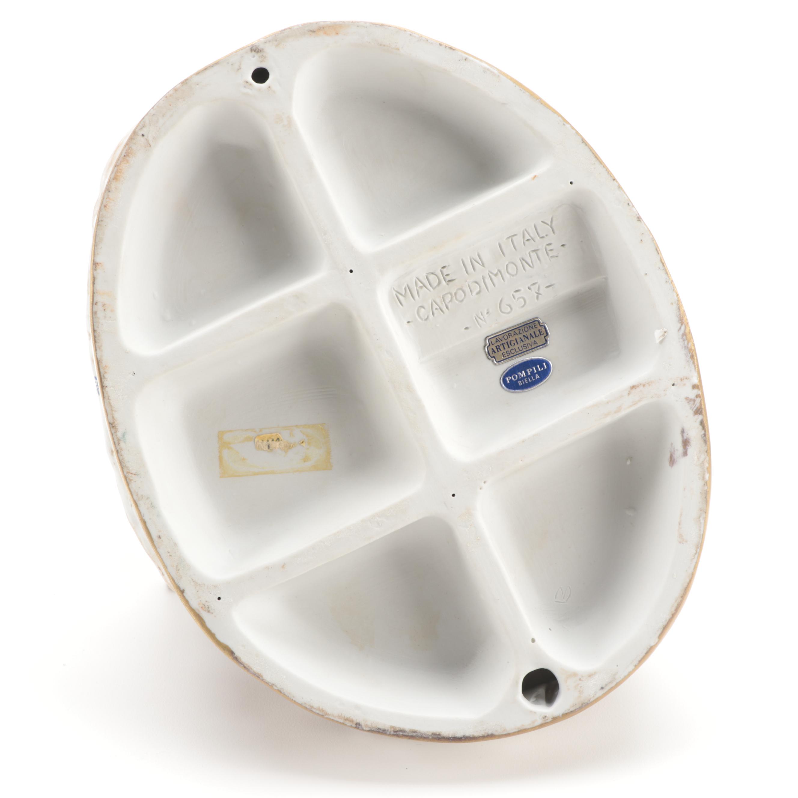 Mario Alparone for Capodimonte Pinocchio and Geppetto Porcelain Figurine