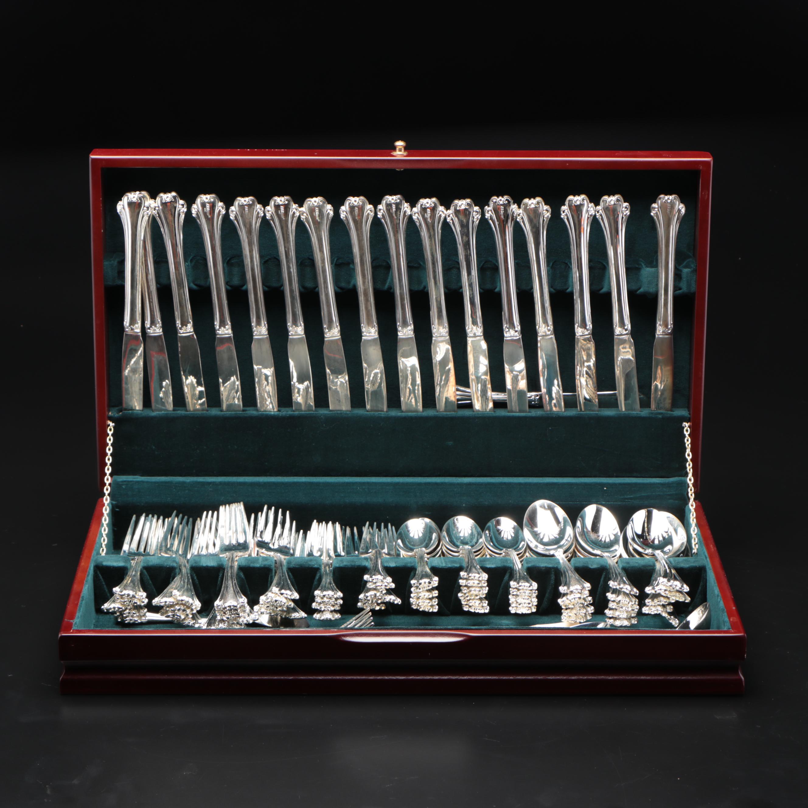F. B. Rogers Silver Co. "Park Manor" Silver Plate Flatware, Late 20th Century