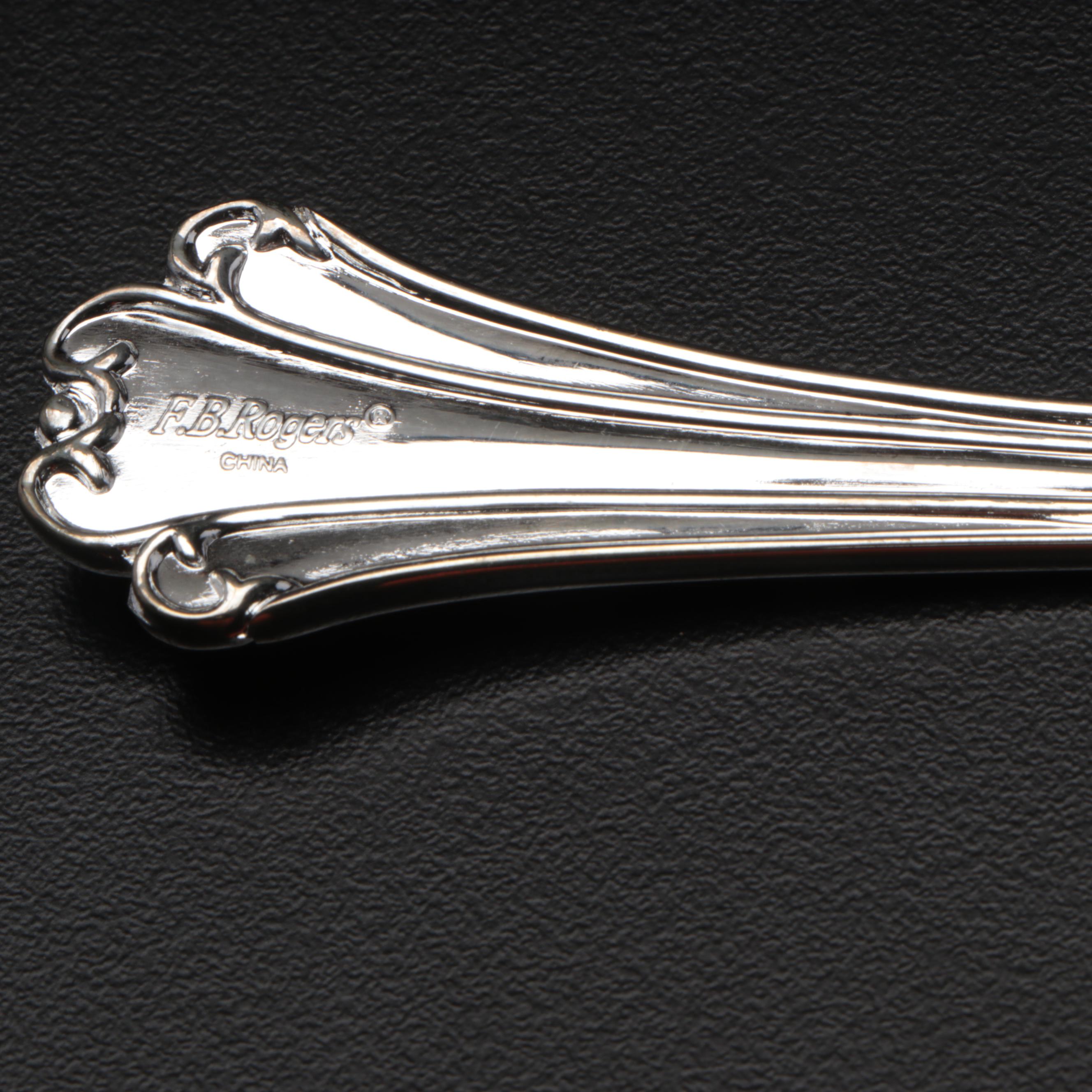 F. B. Rogers Silver Co. "Park Manor" Silver Plate Flatware, Late 20th Century