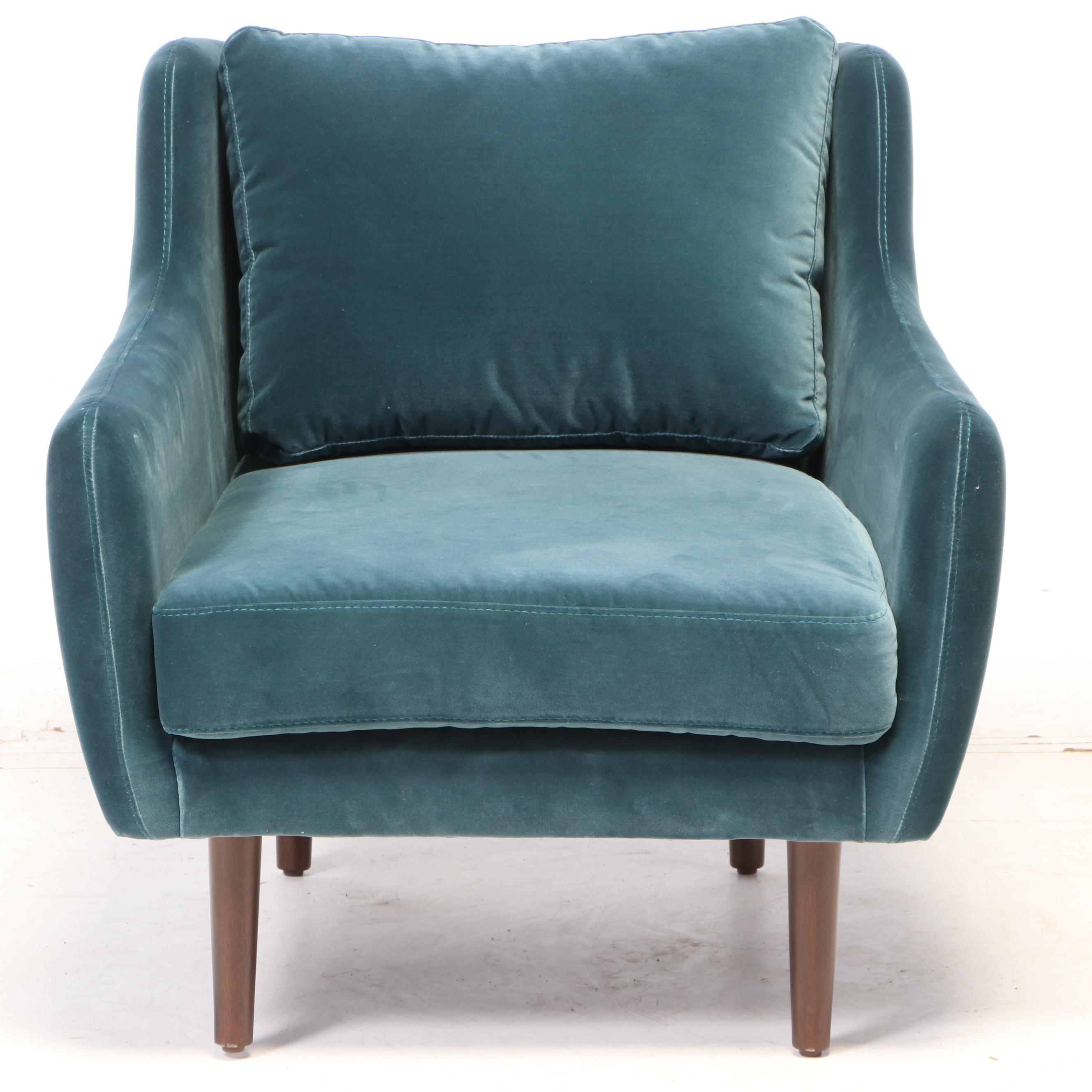 Article "Matrix Pacific Blue" Modernist Style Lounge Chair