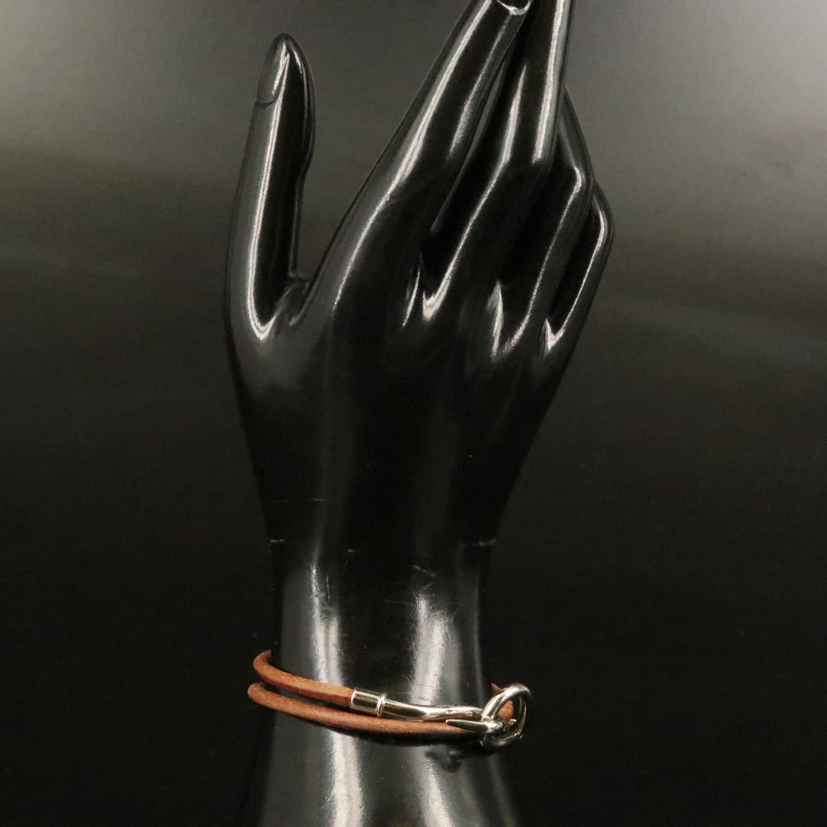 Hermès Jumbo Double Tour Leather Bracelet