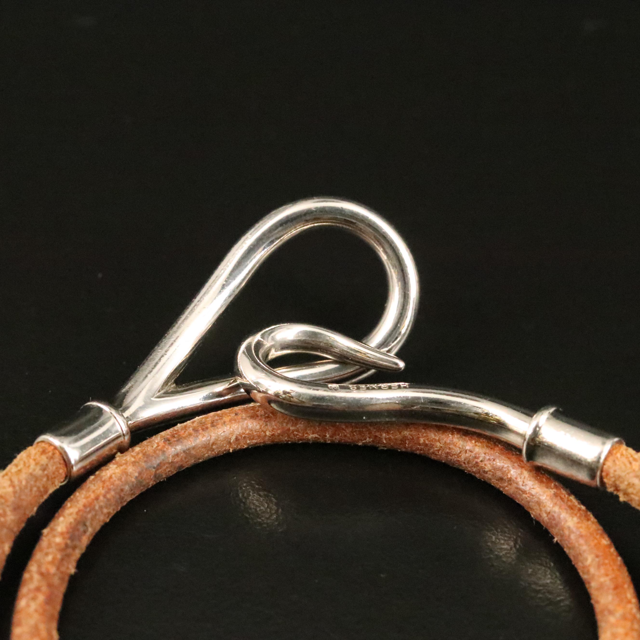 Hermès Jumbo Double Tour Leather Bracelet