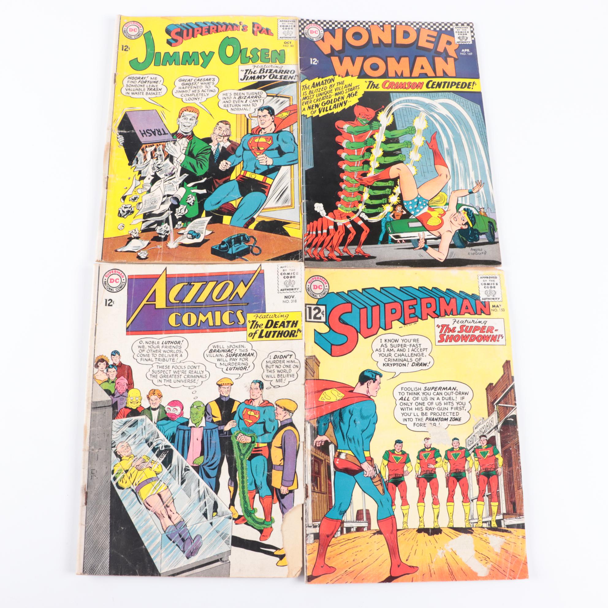 "Wonder Woman", "Action Comics", "Superboy" and More Comic Books