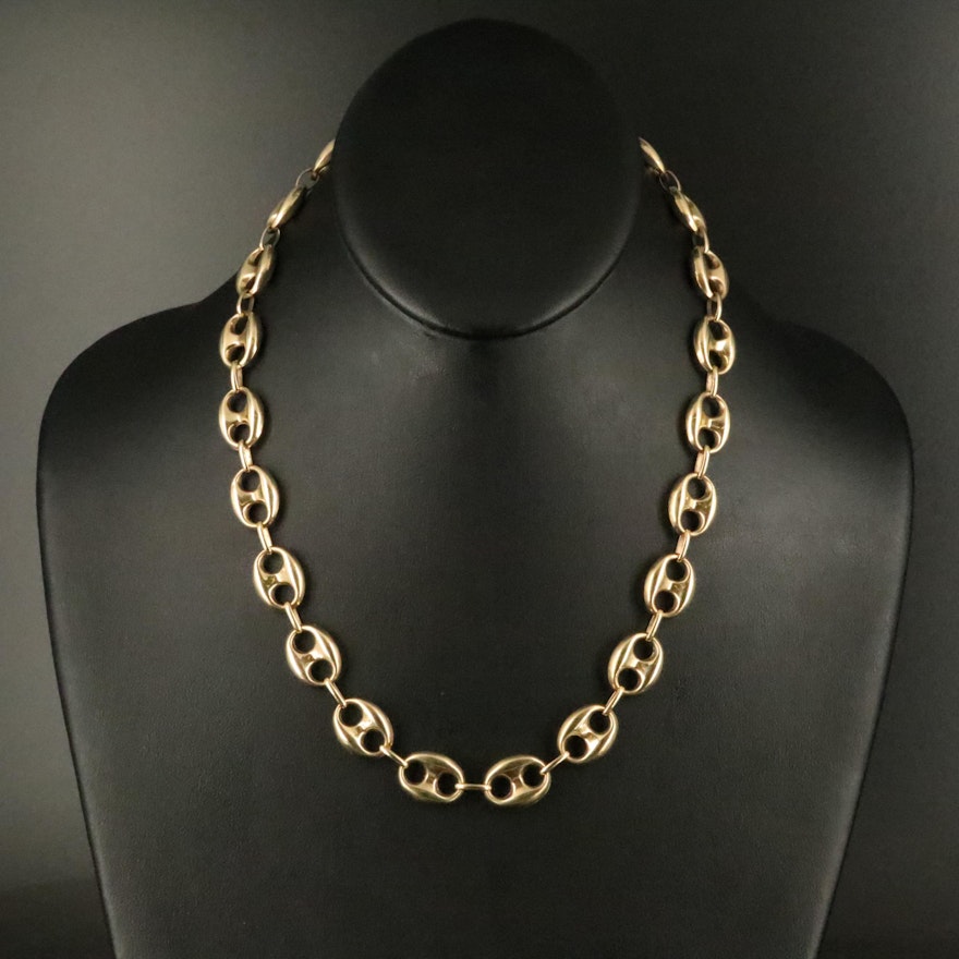 10K Mariner Chain Necklace