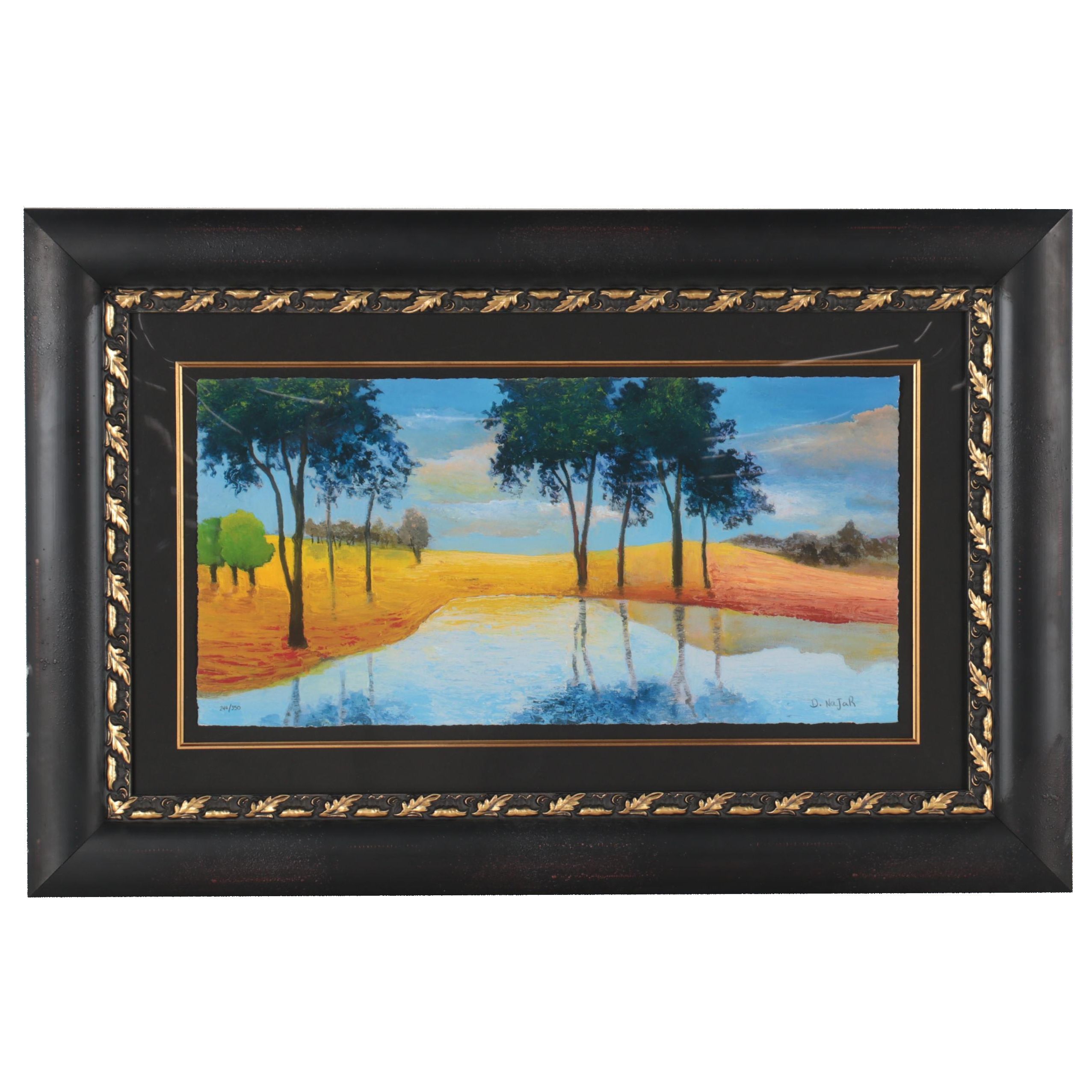 David Najar Giclée "Day to Enjoy," 21st Century