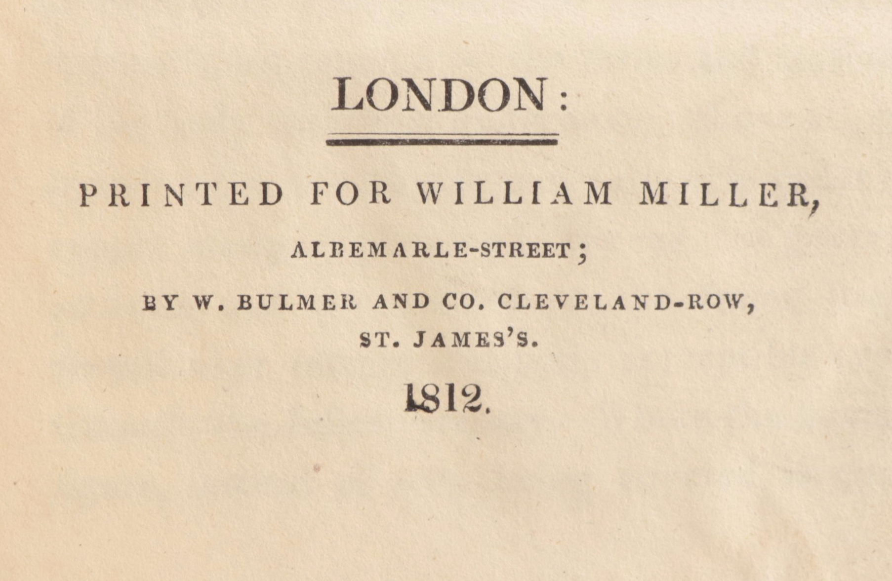 "Costume of the Ancients" Complete Two-Volume Set by Thomas Hope, 1812
