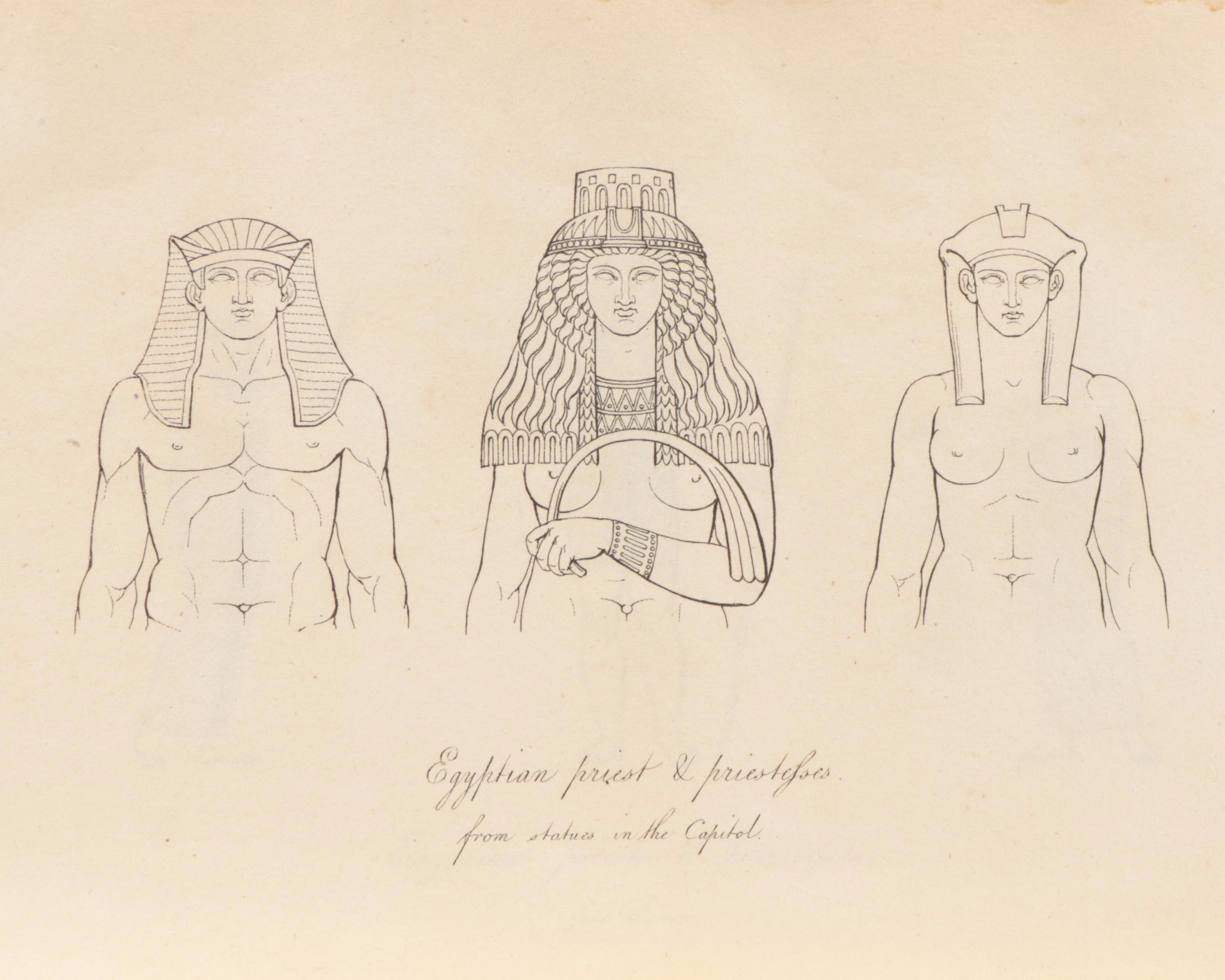 "Costume of the Ancients" Complete Two-Volume Set by Thomas Hope, 1812