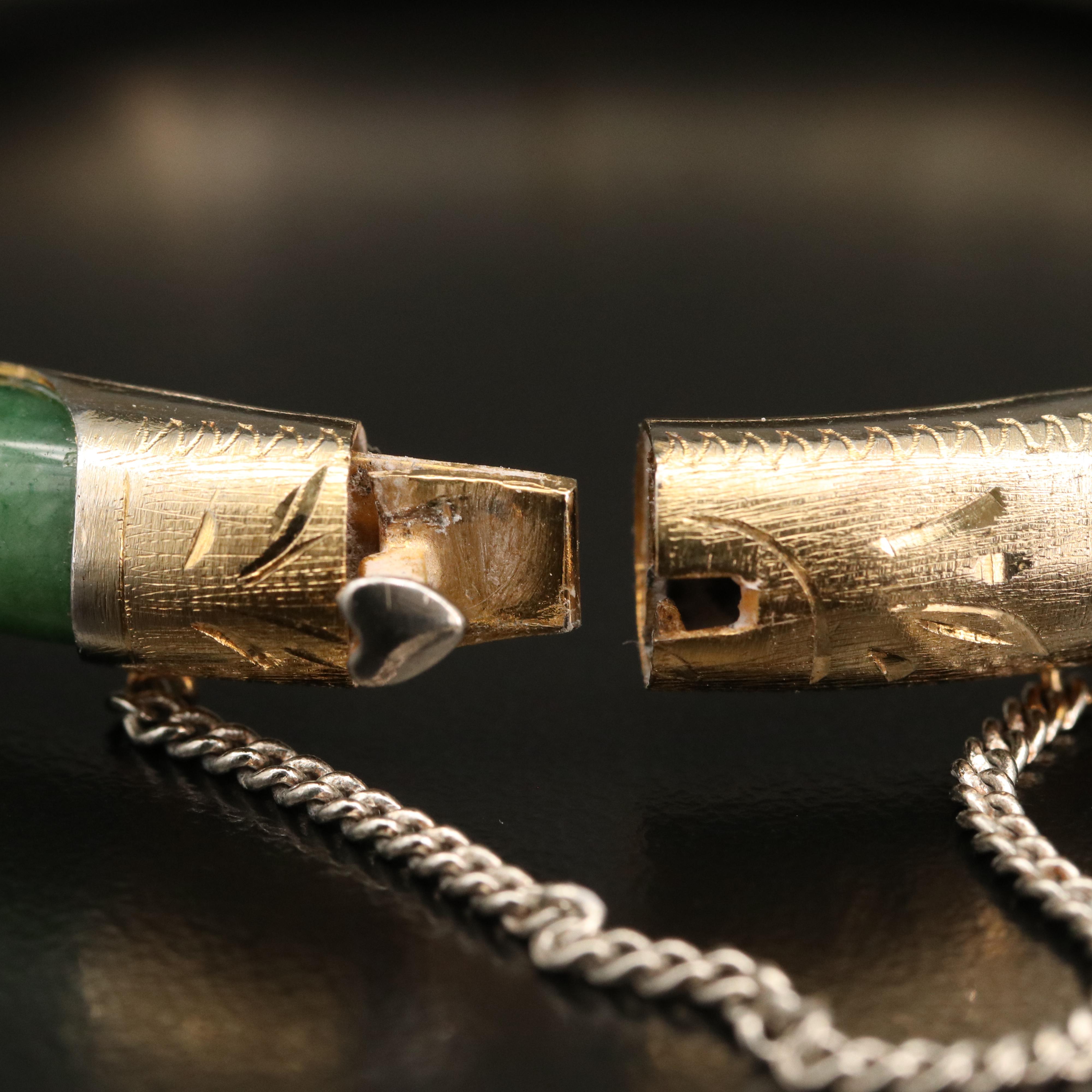 Bangle Including Tiger's Eye, Quartzite and Faux Black Onyx