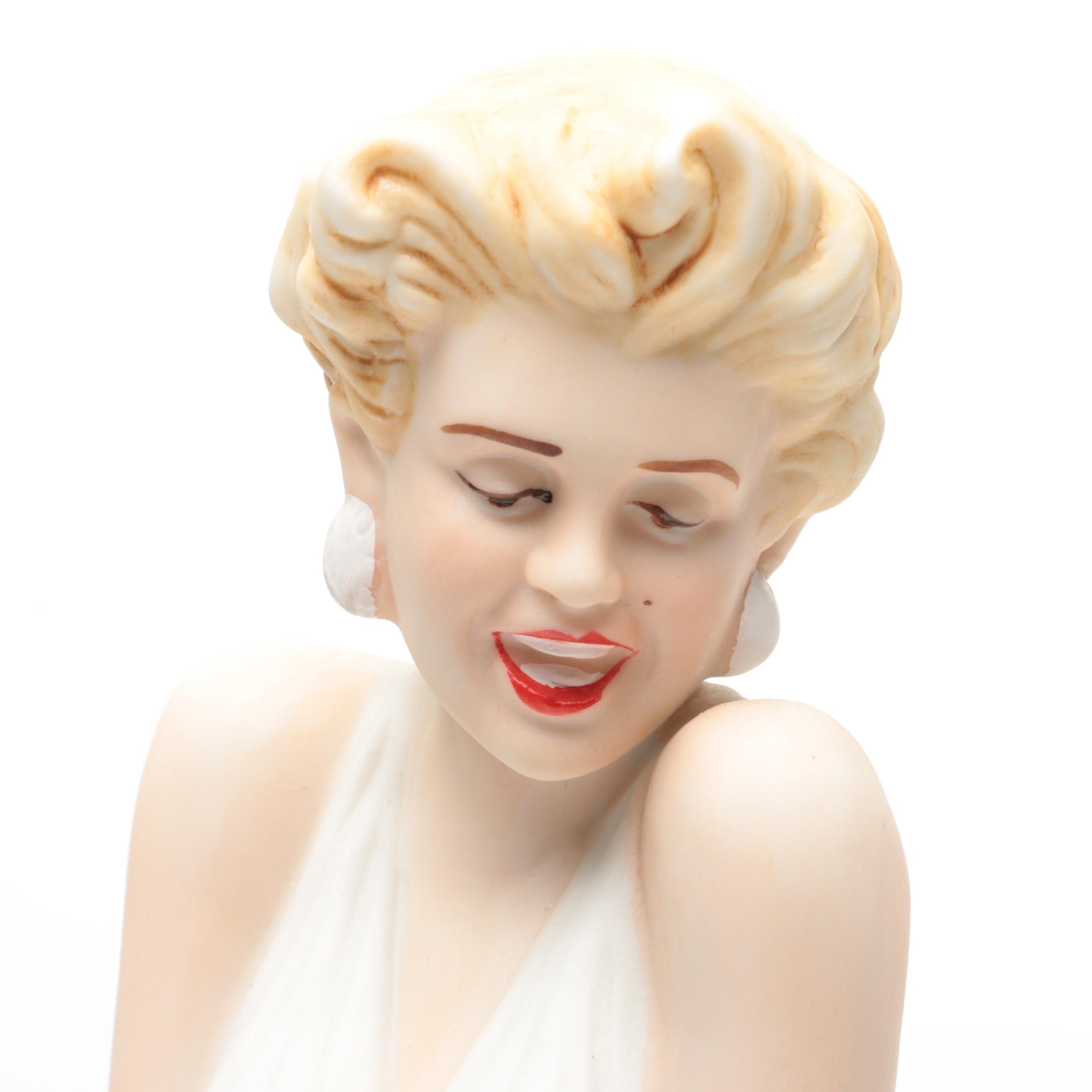 Marilyn Monroe "The Seven Year Itch" McCormick Bourbon Ceramic Decanter, 1983
