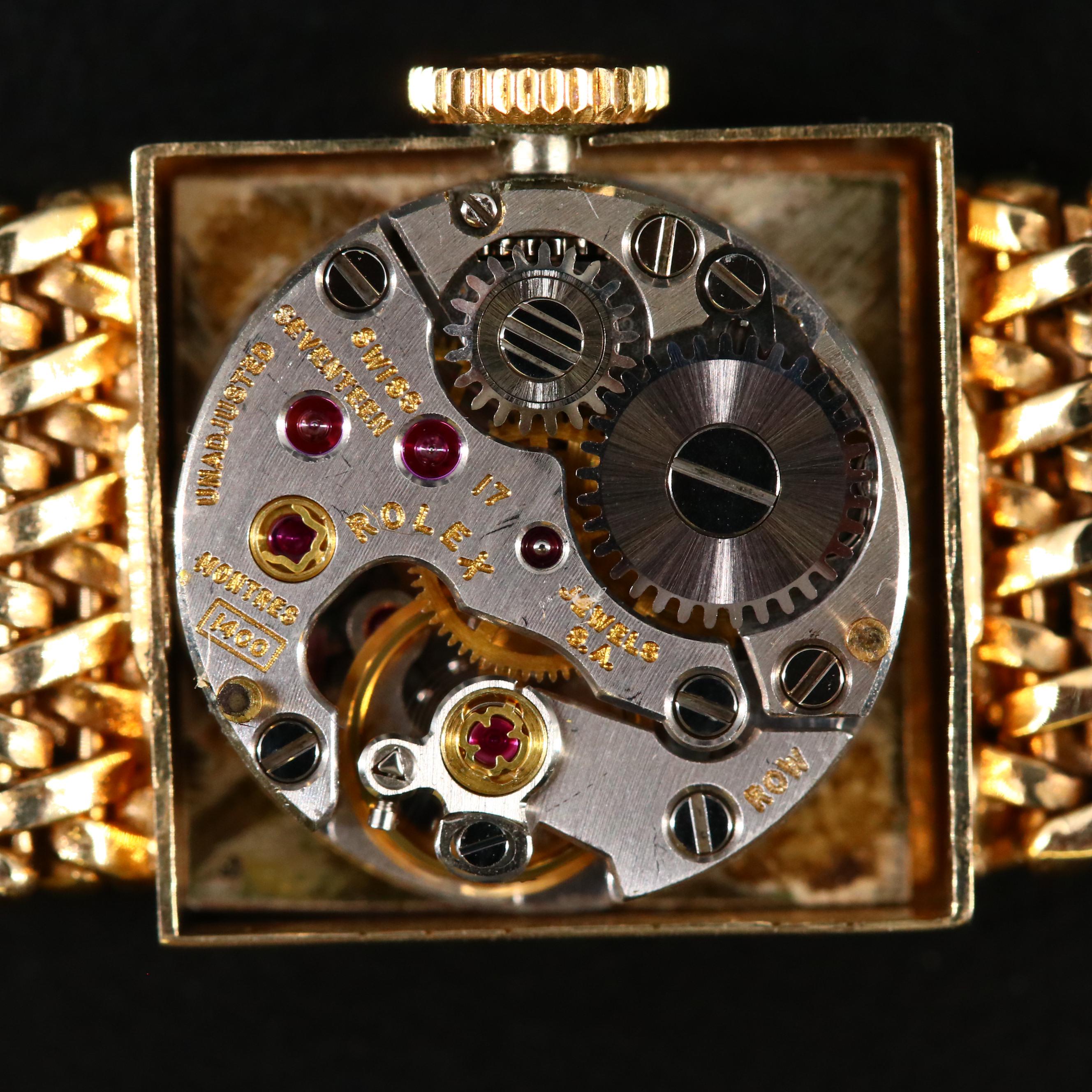 1959 Rolex 14K Yellow Gold Stem Wind Watch