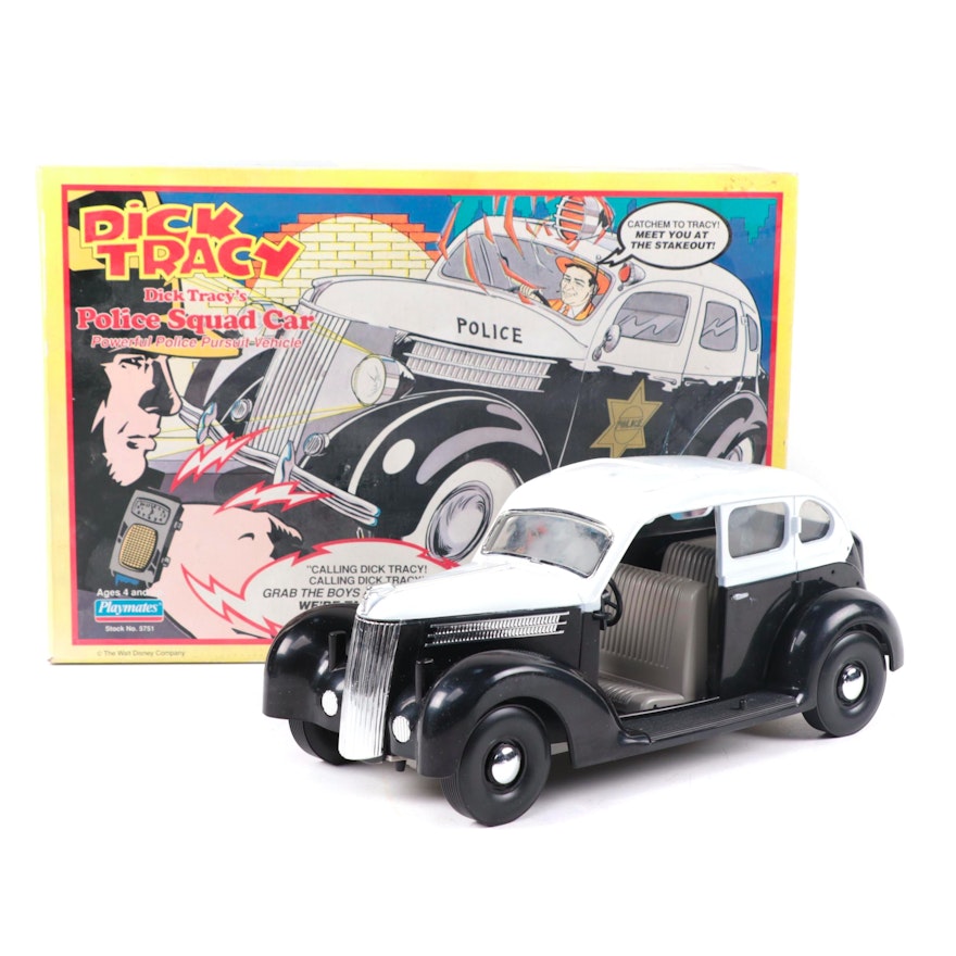 Playmates "Dick Tracy's Police Squad Car No. 5751" in Original Packaging, 1990