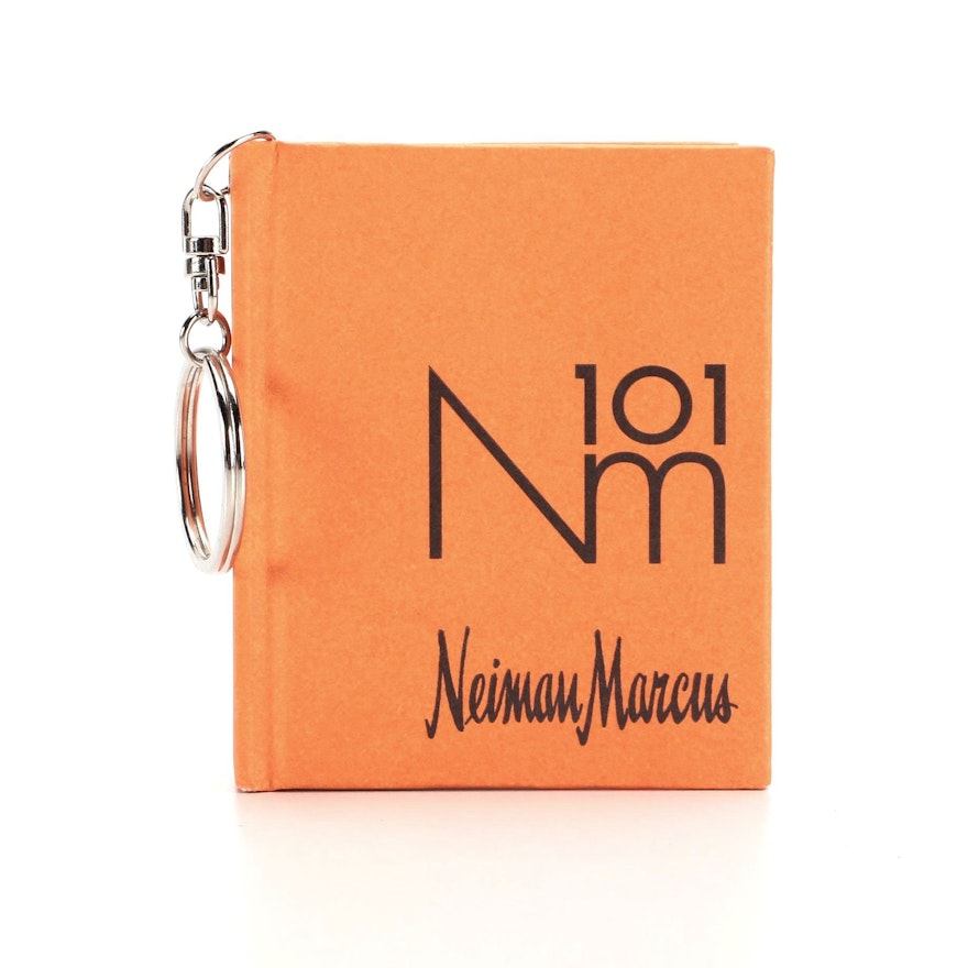 Neiman Marcus 101 Nm Orange Notebook Key Chain