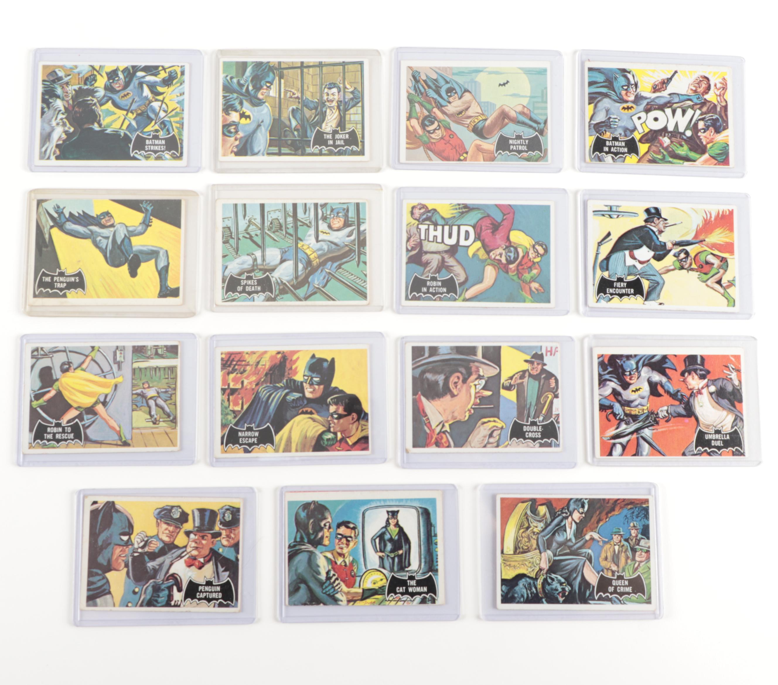 1966 Batman Topps Trading Card Complete Set with #1 "The Batman"