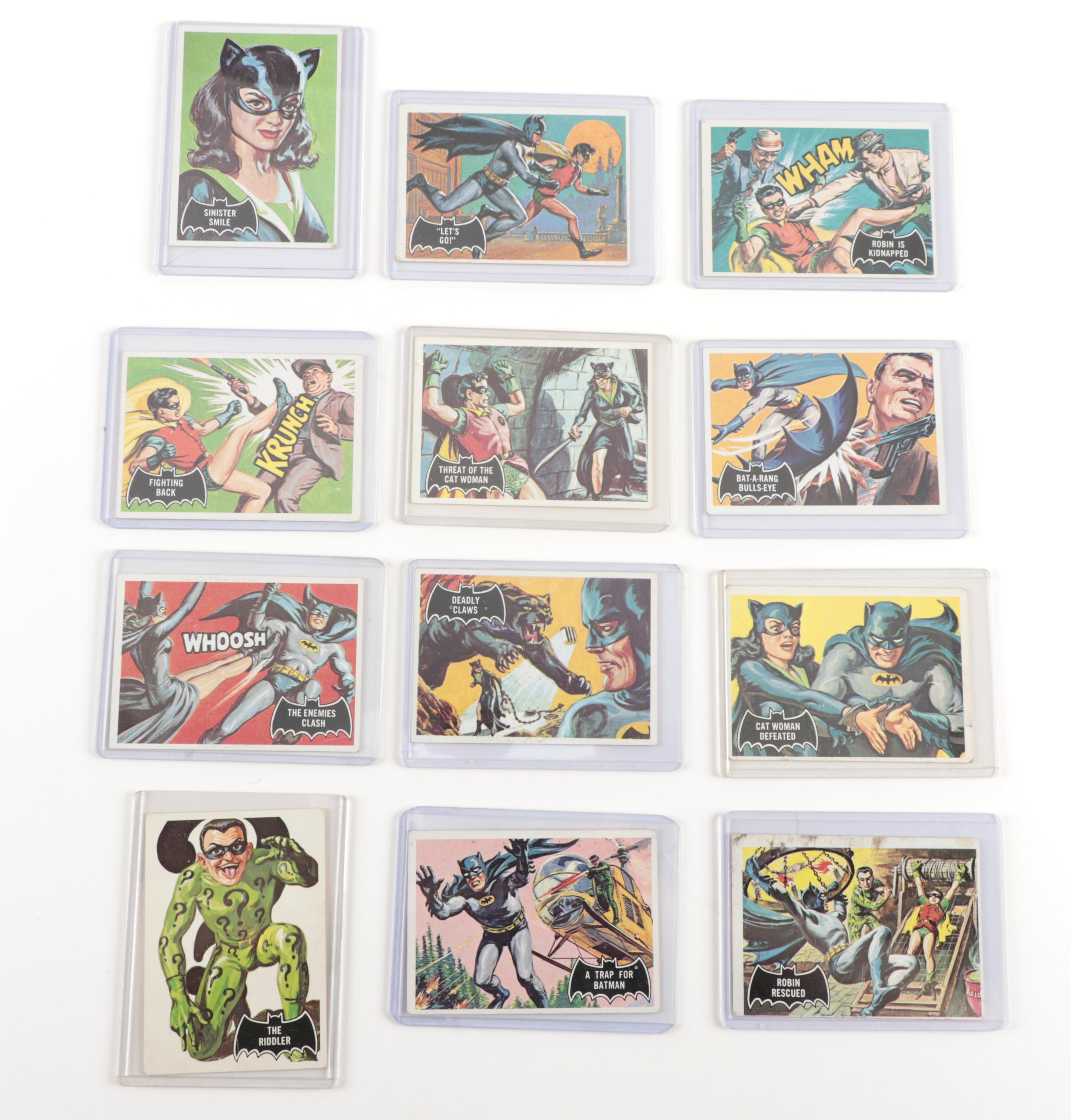 1966 Batman Topps Trading Card Complete Set with #1 "The Batman"