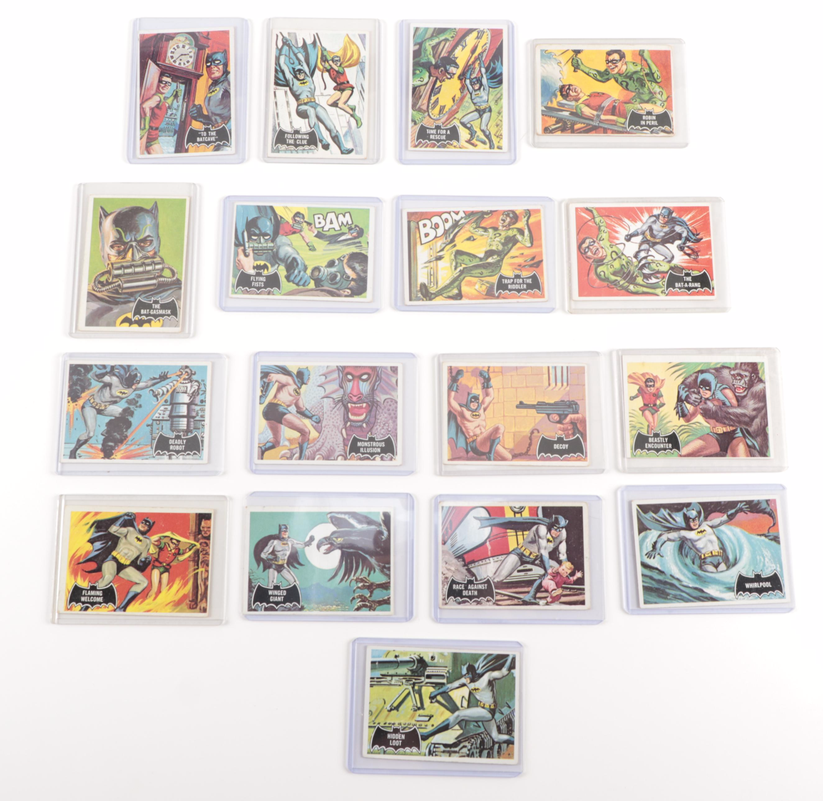 1966 Batman Topps Trading Card Complete Set with #1 "The Batman"