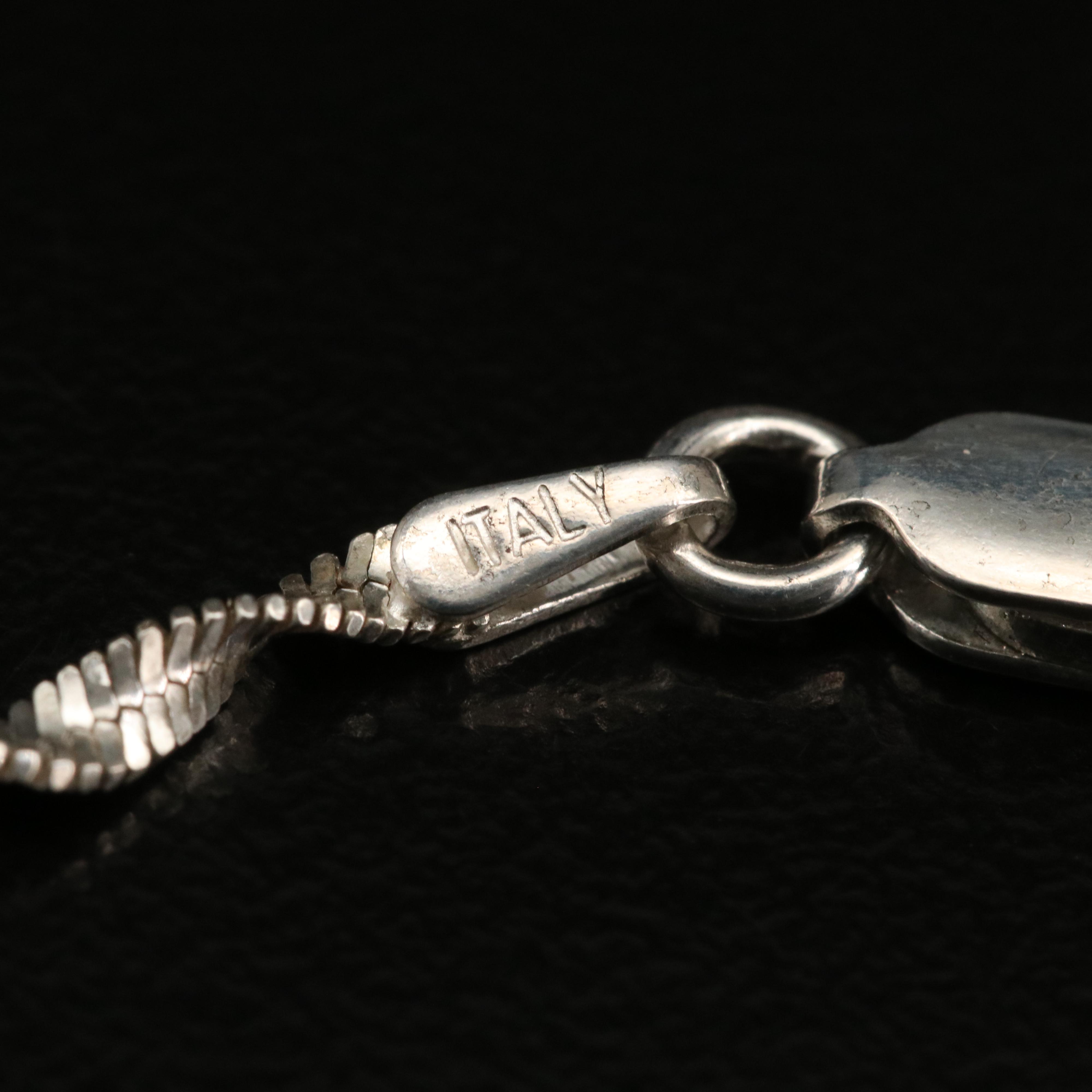 Sterling Lace Agate, Sodalite and Quartzite Pendant Necklace