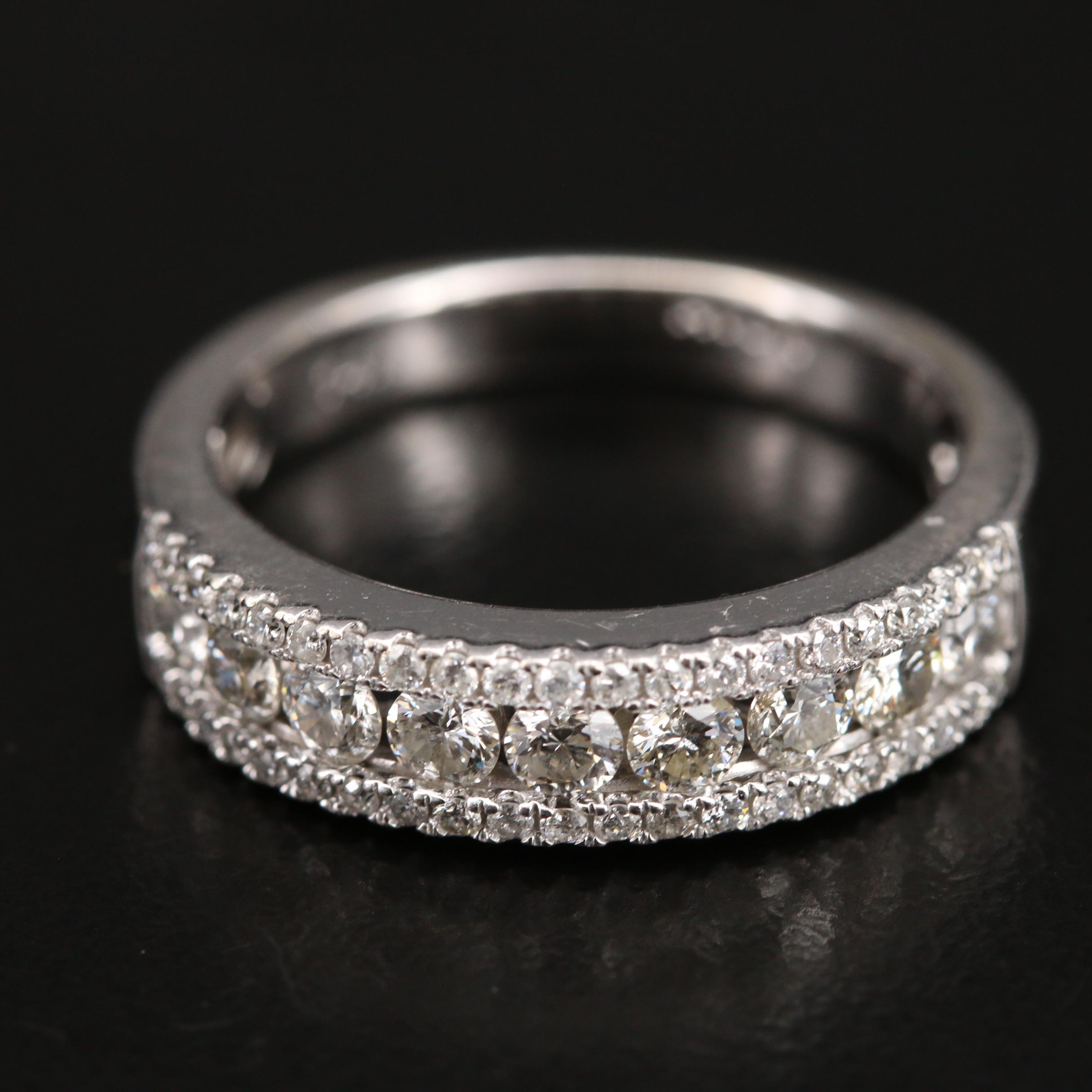 14K Diamond Band