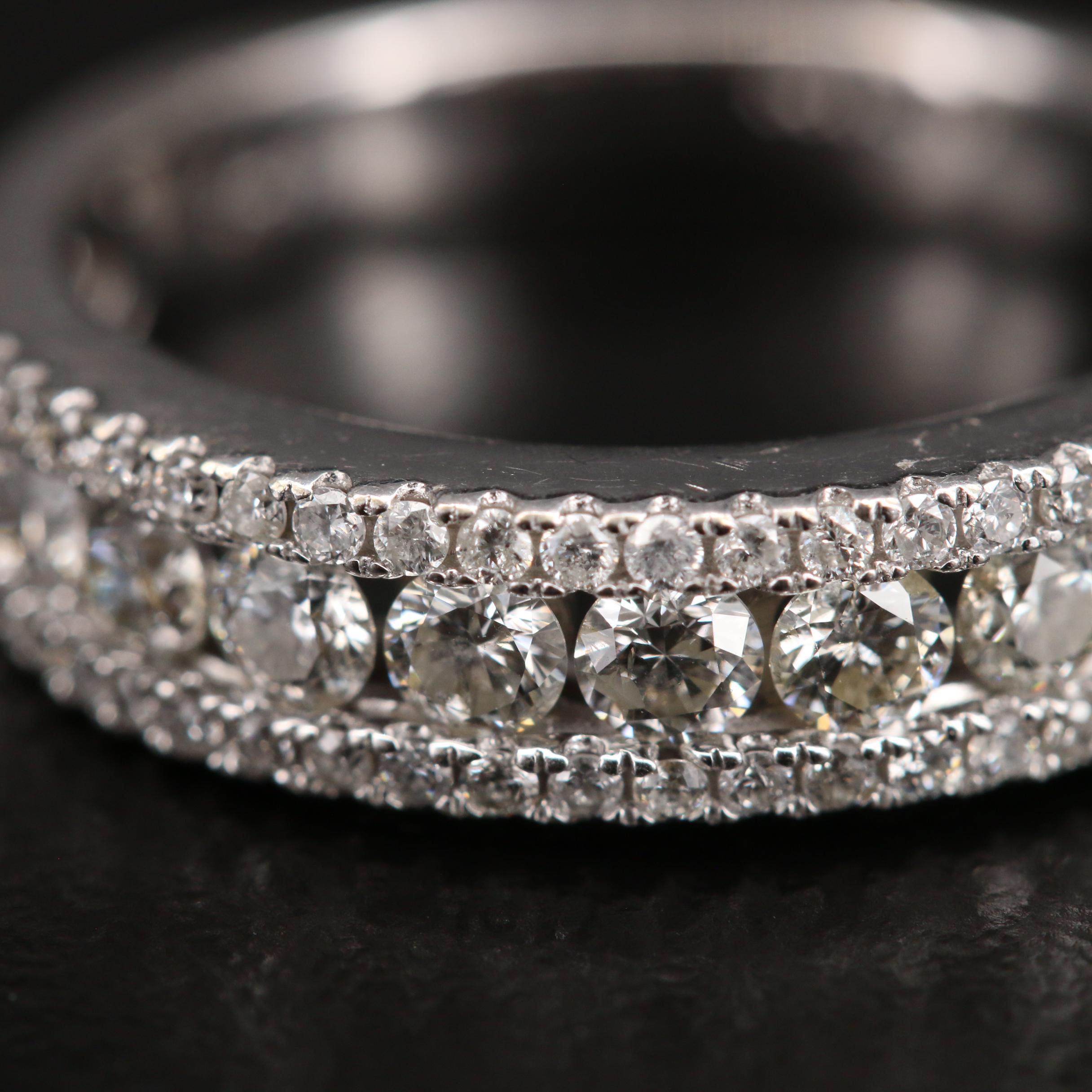 14K Diamond Band