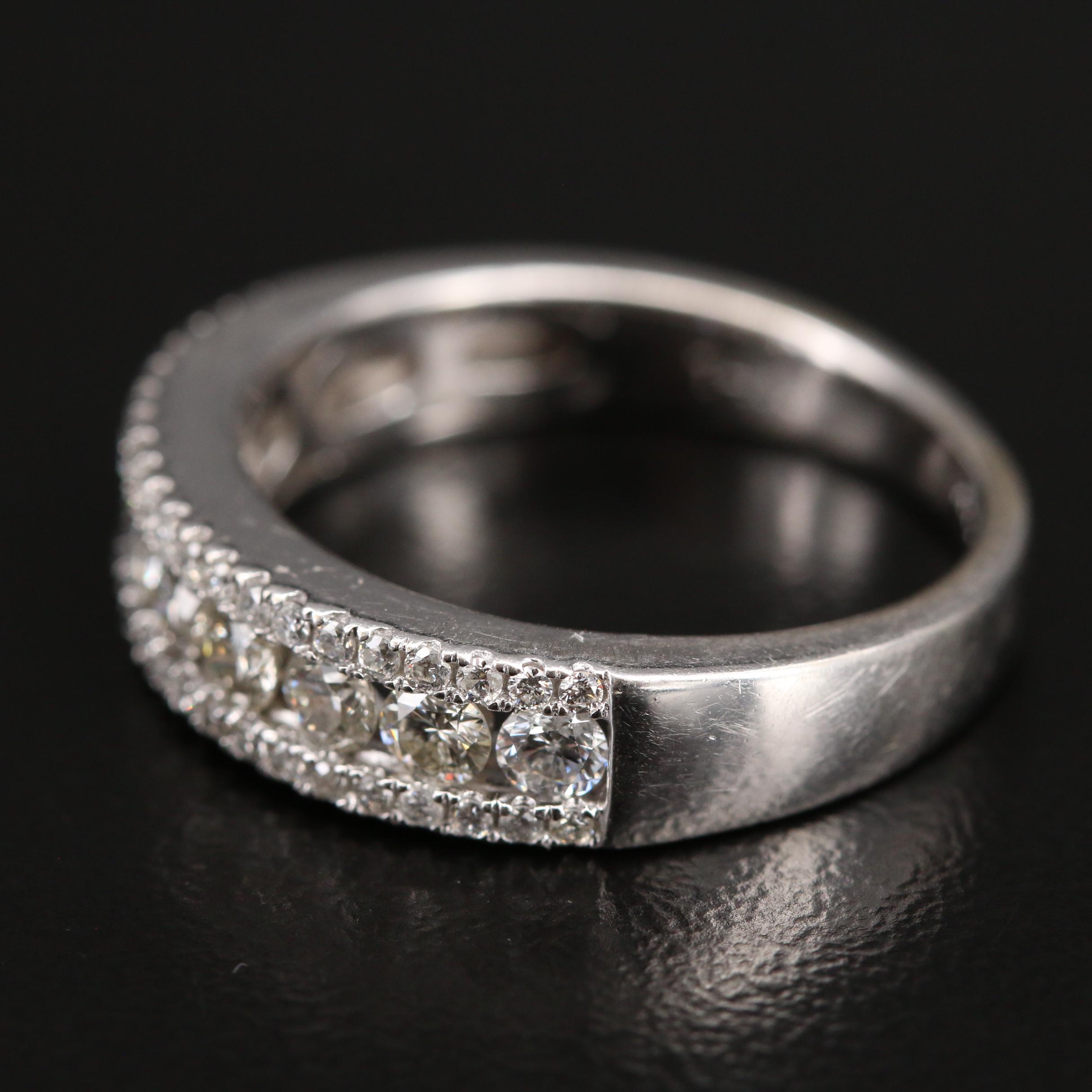 14K Diamond Band