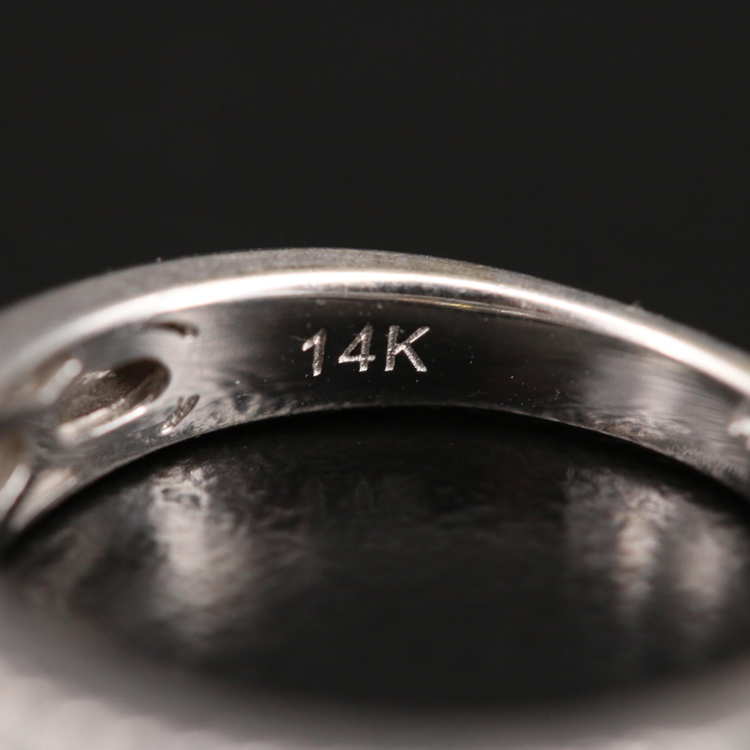 14K Diamond Band