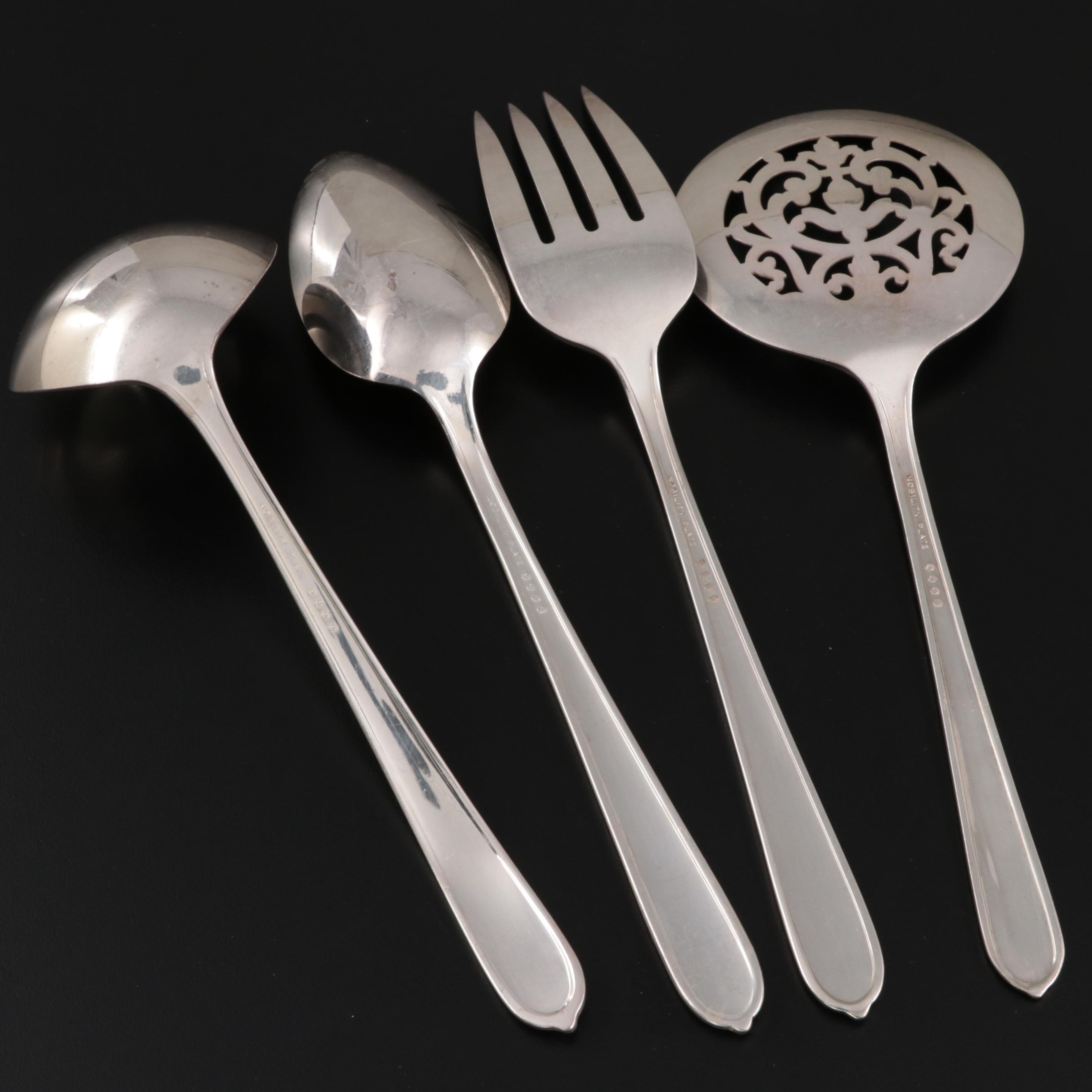 Oneida "Royal Rose" Nobility Silver Plate Flatware and Serving Utensils