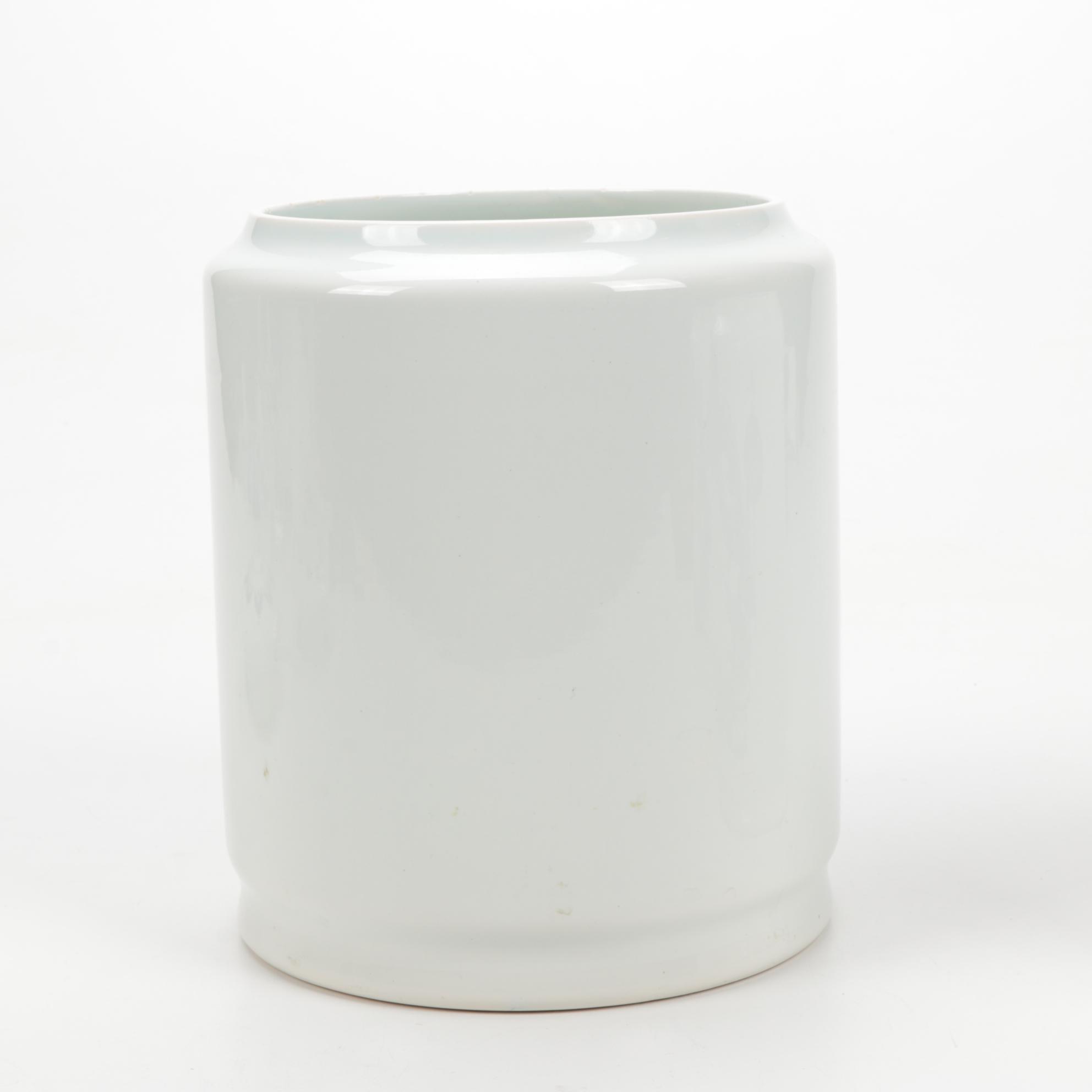 Delft Flour, Sugar and Coffee Ceramic Canisters