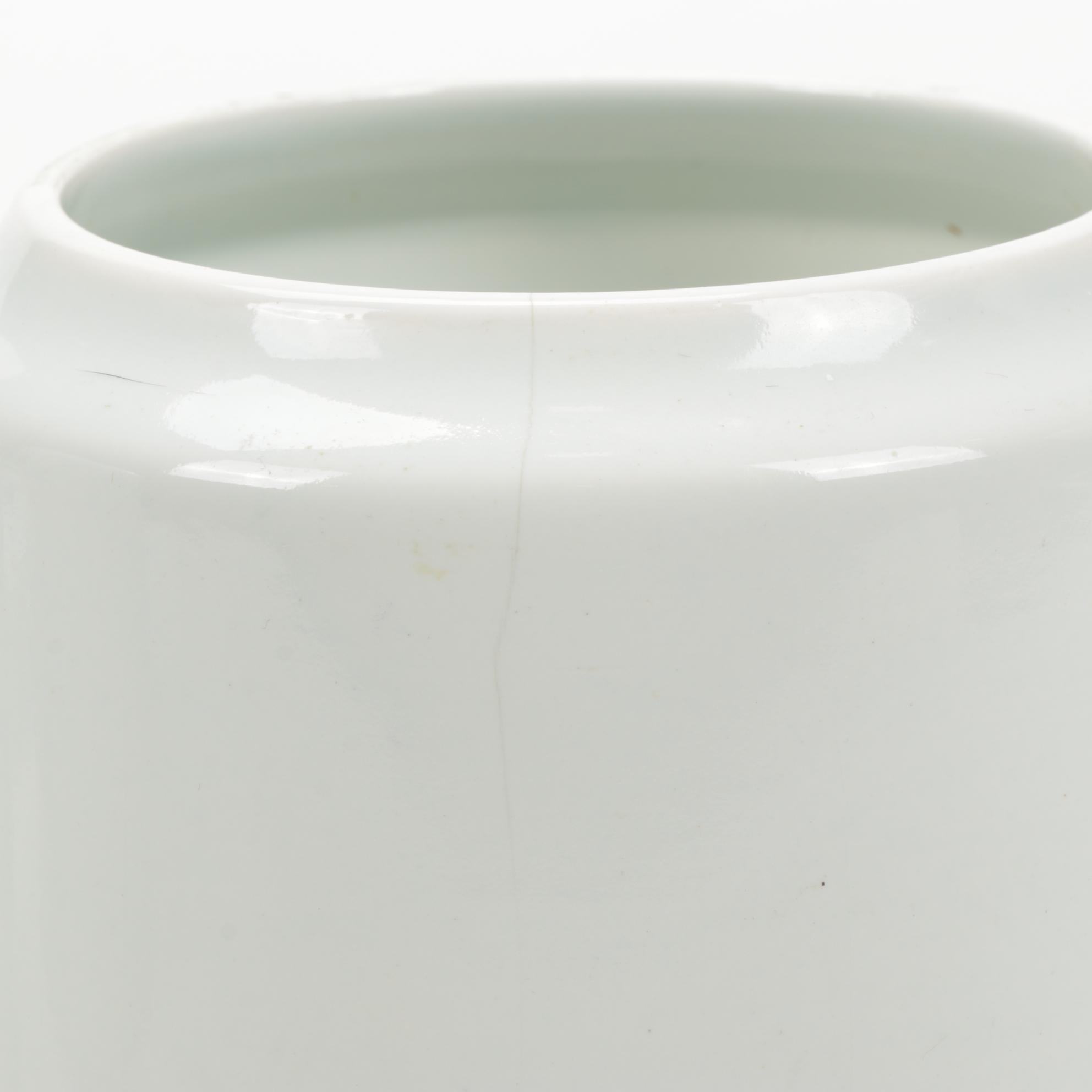 Delft Flour, Sugar and Coffee Ceramic Canisters