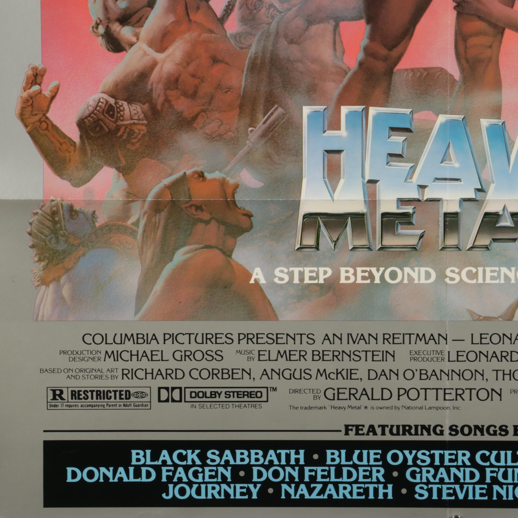 "Heavy Metal" Offset Lithograph One Sheet Movie Poster, circa 1981