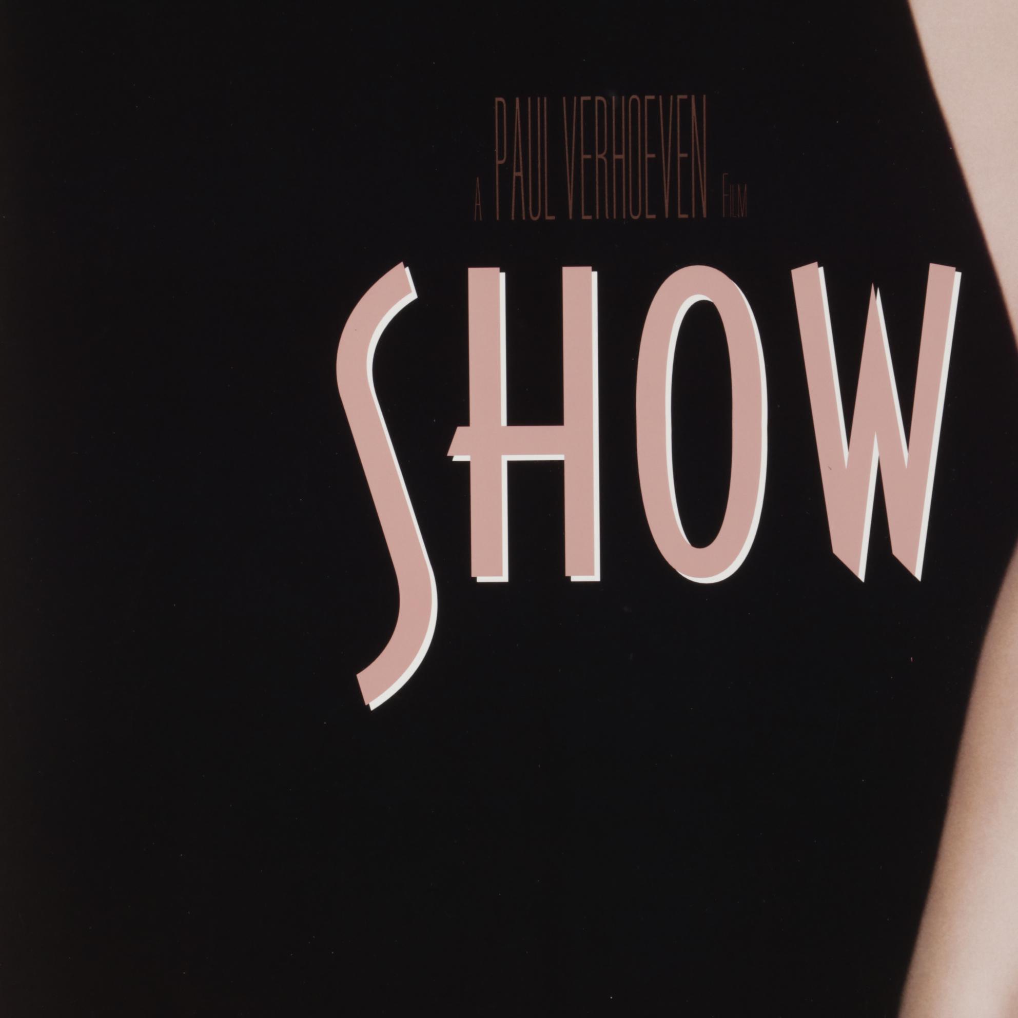 "Showgirls" Offset Lithograph Theatrical One Sheet Movie Poster, 1995